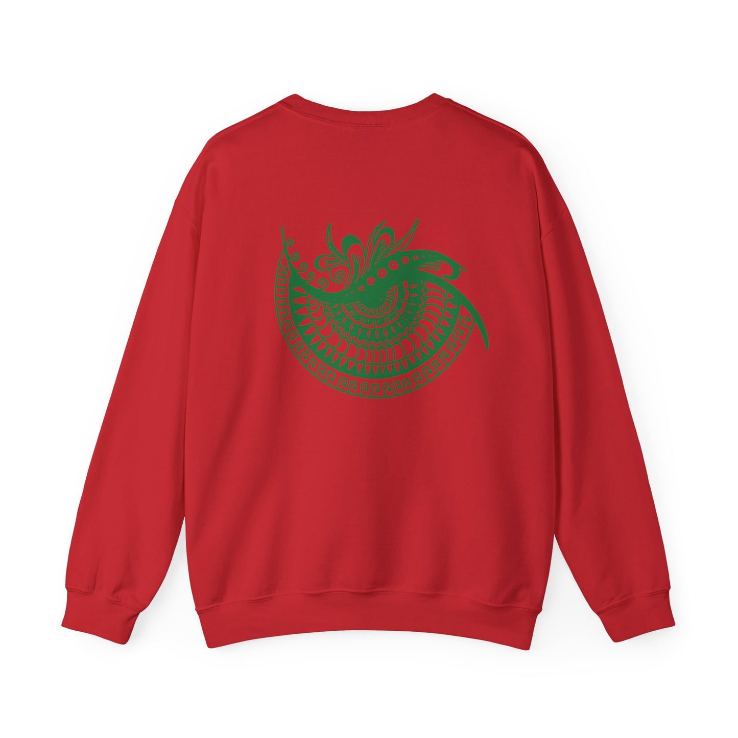 Crewneck — Green Mandala Eye Graphic with “KWALATEE” Logo