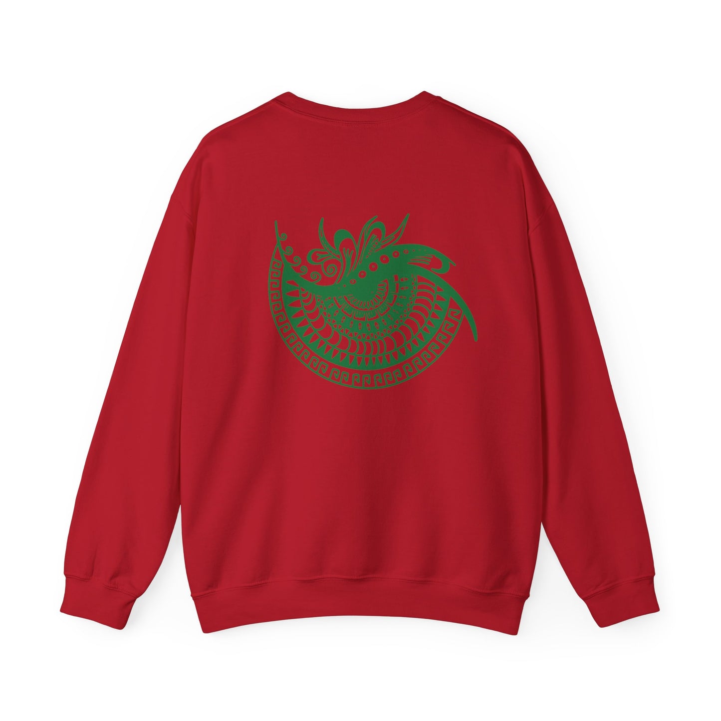 Crewneck — Green Mandala Eye Graphic with “KWALATEE” Logo