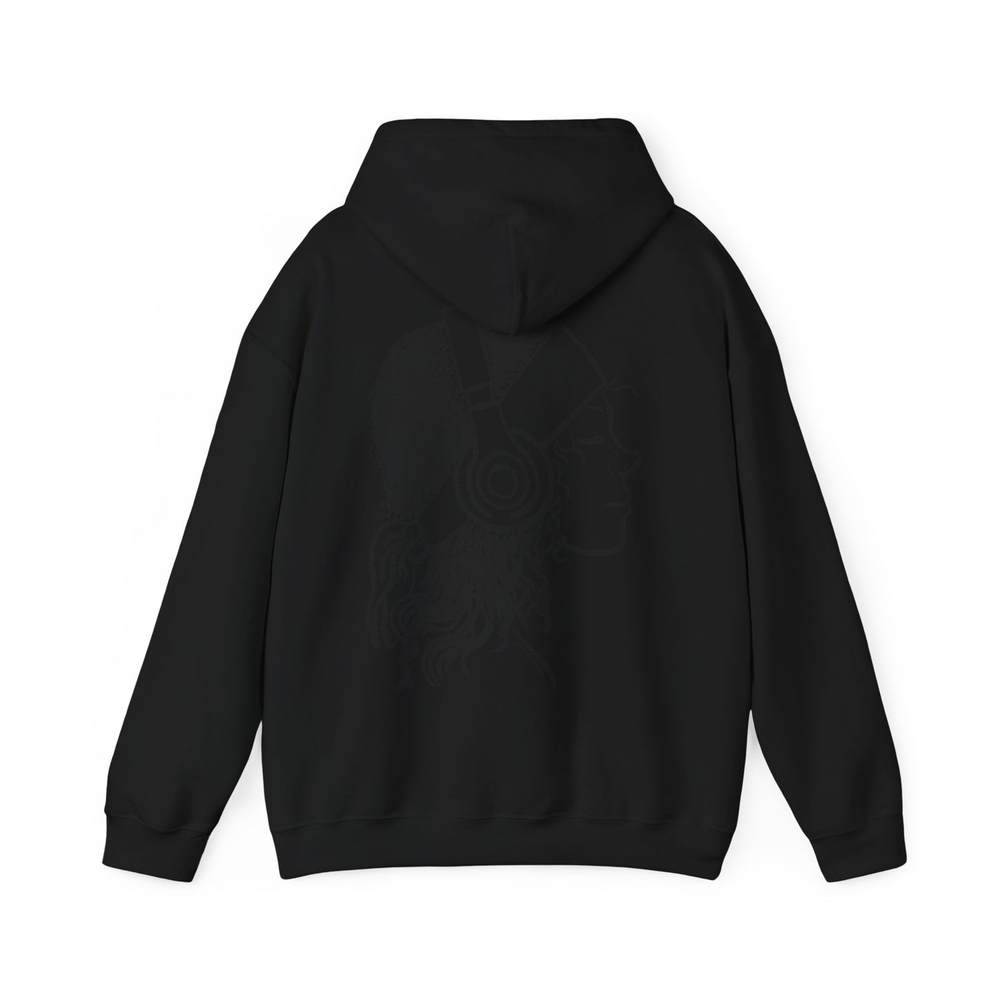 Music Lover Hoodie — 'Kwalatee' Logo & Headphones Girl Graphic