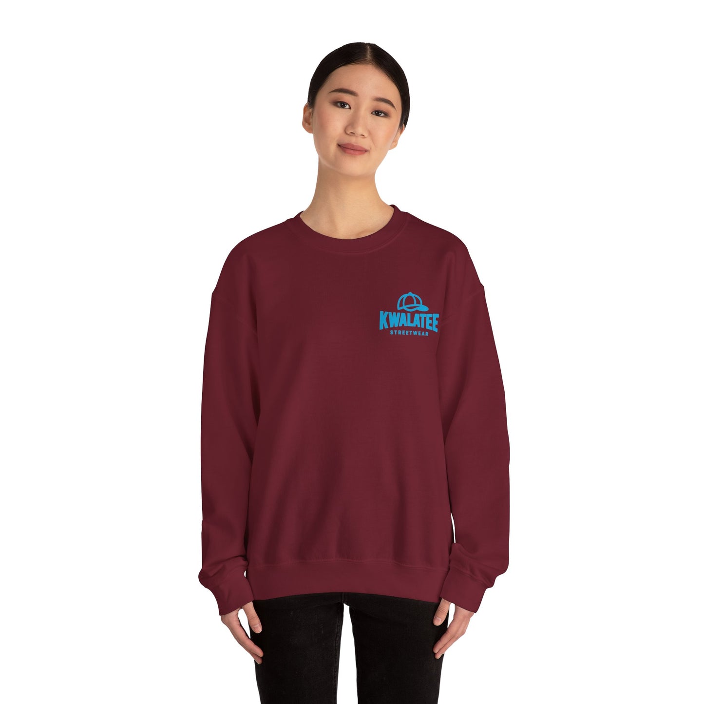 Crewneck Sweatshirt — My Life My Game My Rules Graffiti Design