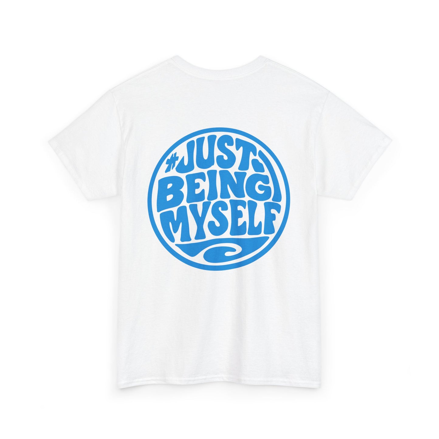 Just Being Myself Graphic Tee — Positive Retro Surf T-Shirt