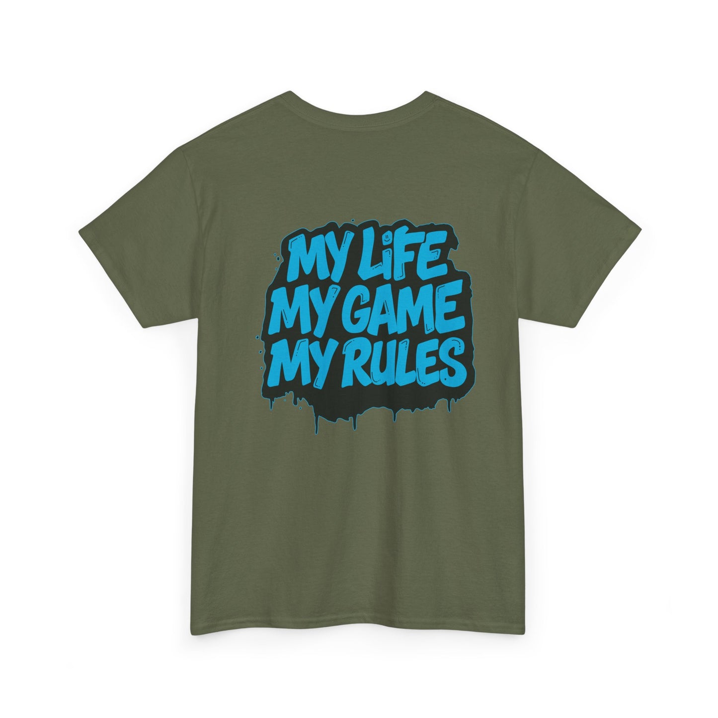 Graphic Tee — "My Life My Game My Rules" Streetwear T-Shirt