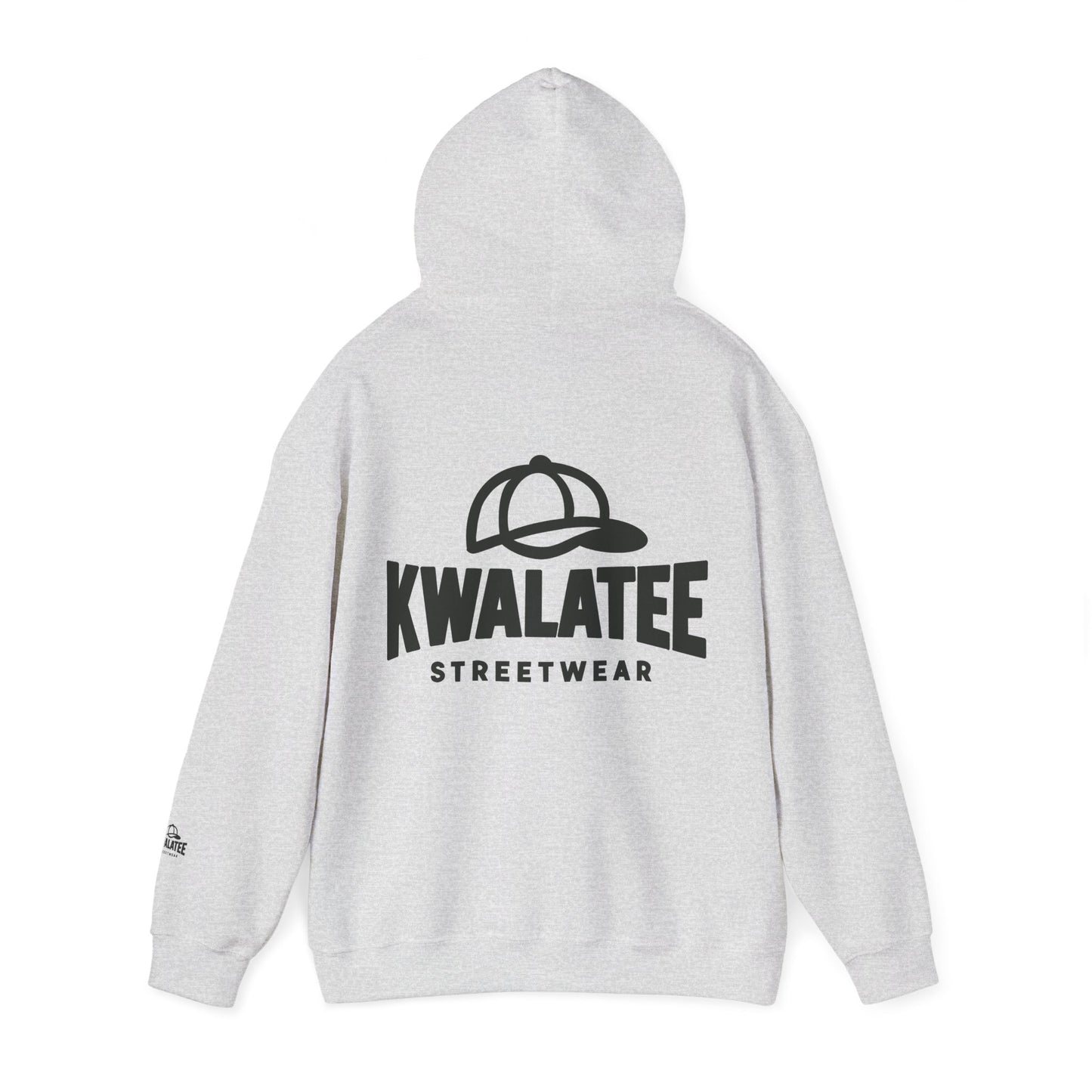 Kwalatee Streetwear Hoodie – Logo Pullover with Cap Graphic