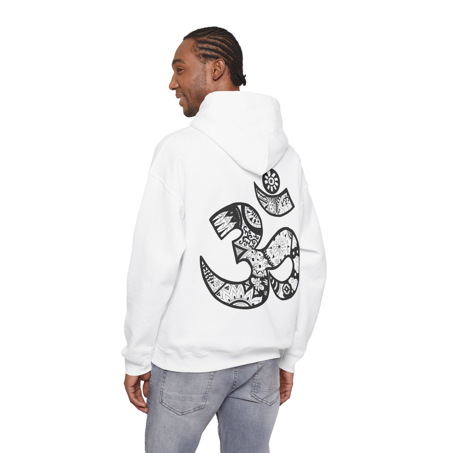 Om Hoodie Mandala inspired