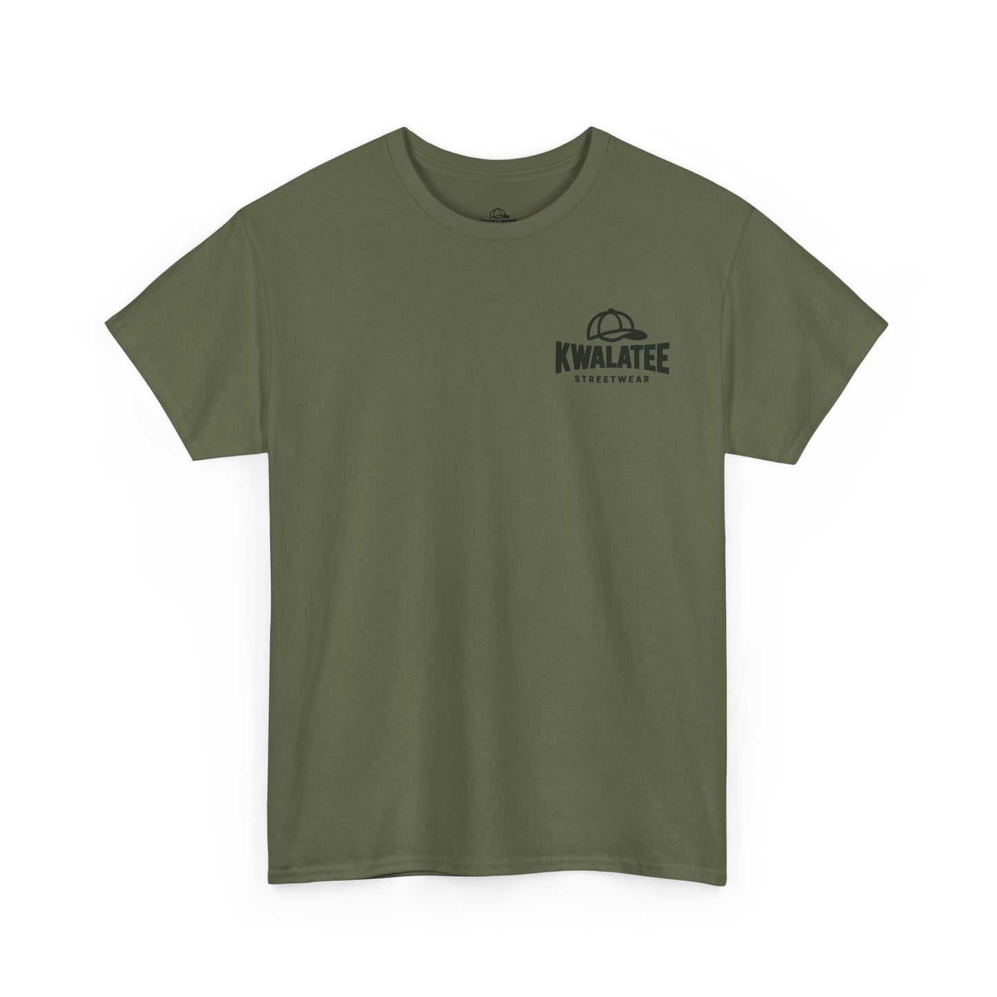 Mandala eye Graphic Tee — Kwalatee® Chest Logo & Ornamental Back Print