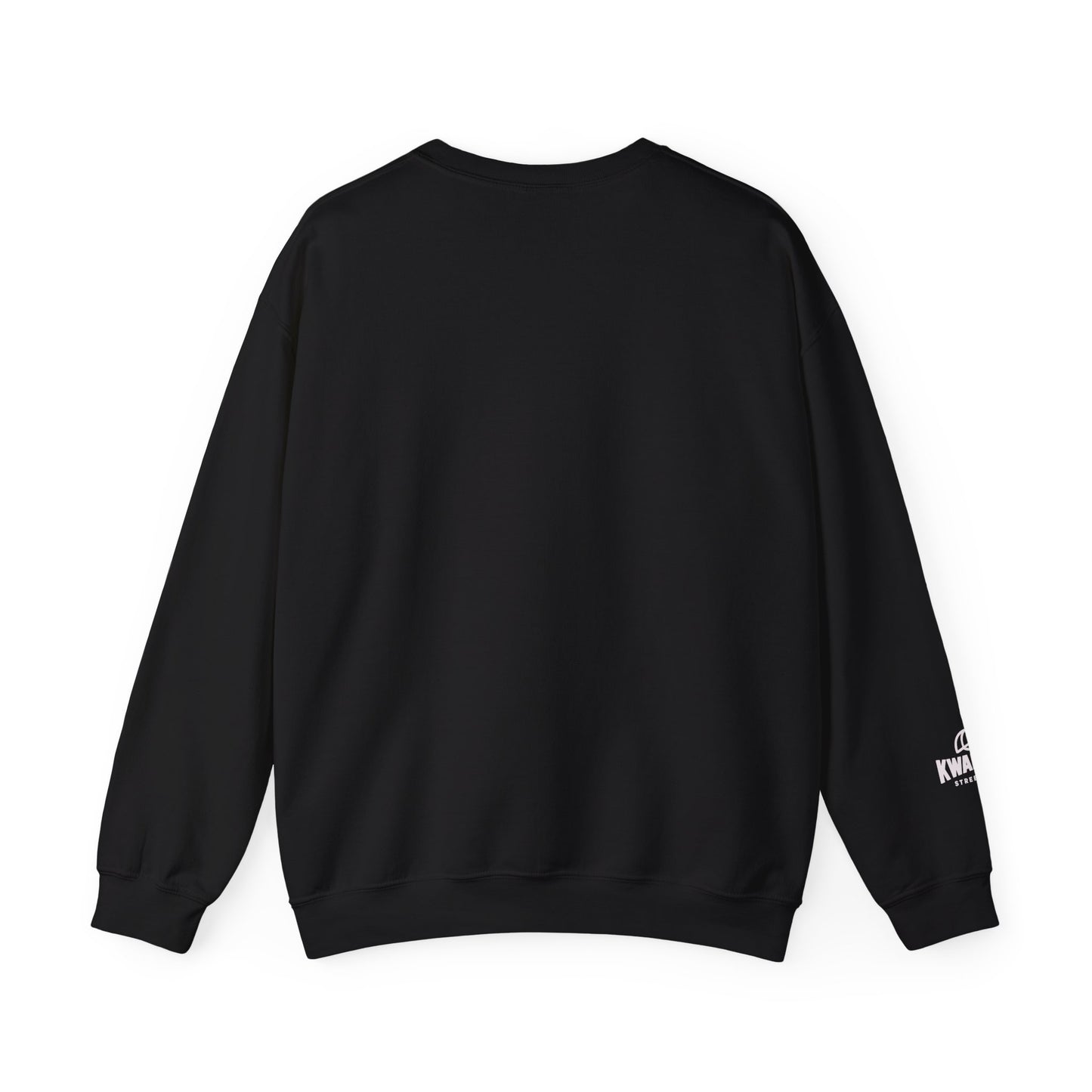 Kwalatee Streetwear Crewneck Sweatshirt — Minimal Logo Black Pullover