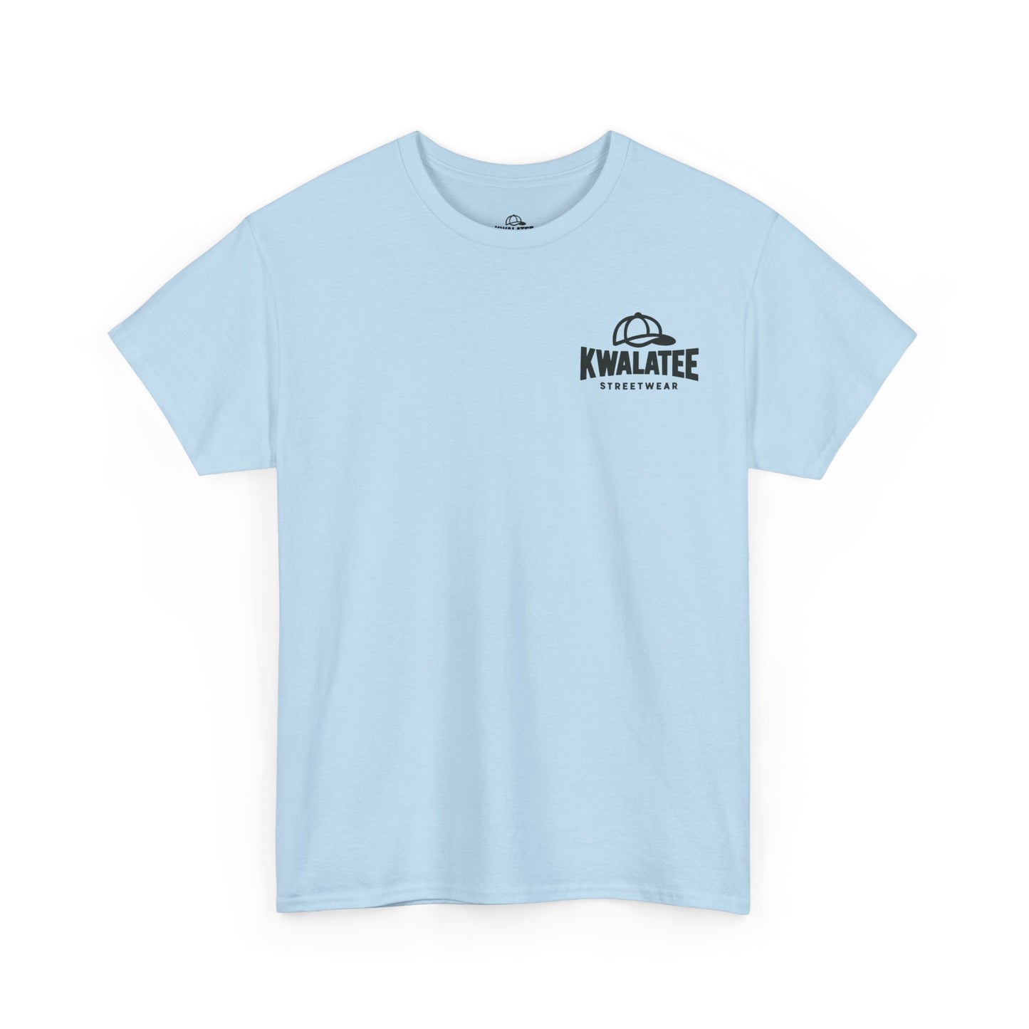 Skull DJ Tee — 'Kwalatee' Music Logo Graphic T-Shirt