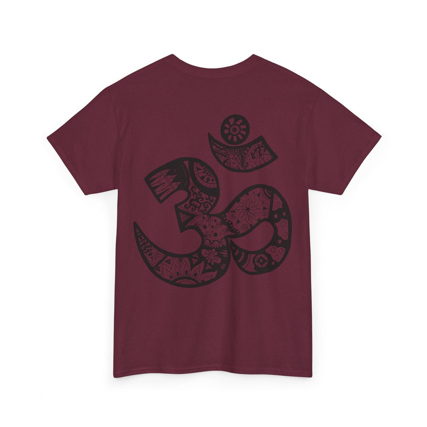 Om Symbol Tee — Hand-Drawn Mandala Om Spiritual Yoga T-Shirt