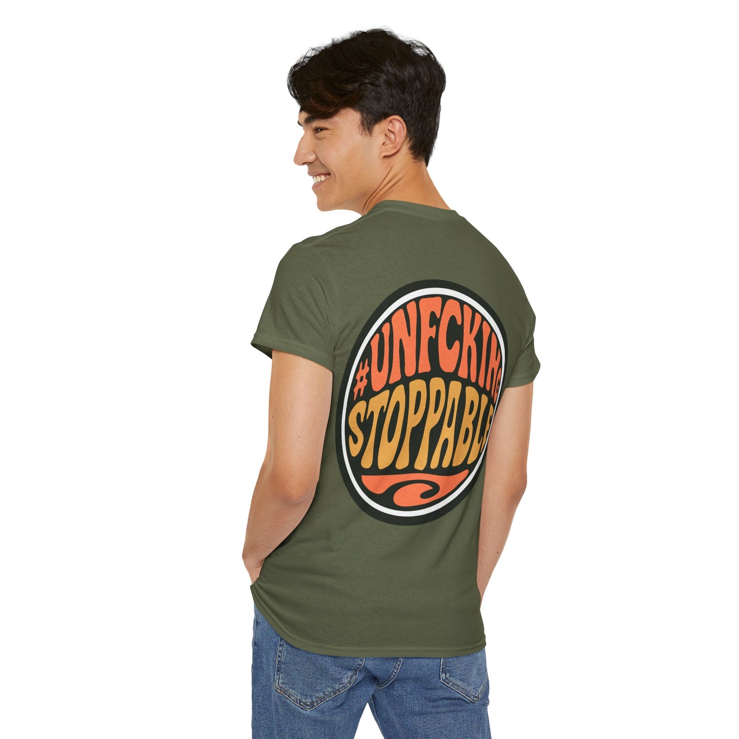 T-Shirt — “Unf*cking Stoppable” Retro Graphic Tee