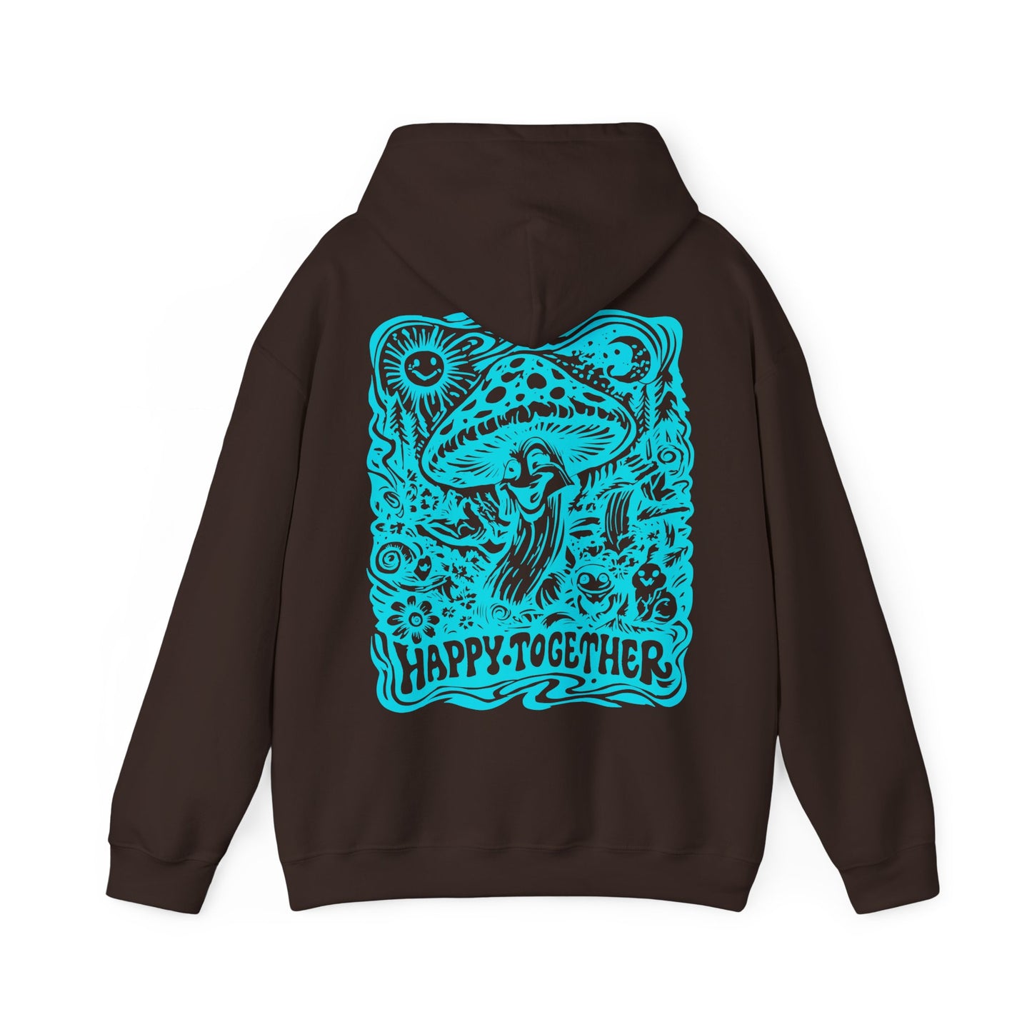 Happy Together Mushroom Hoodie — Kwalatee Graphic Pullover