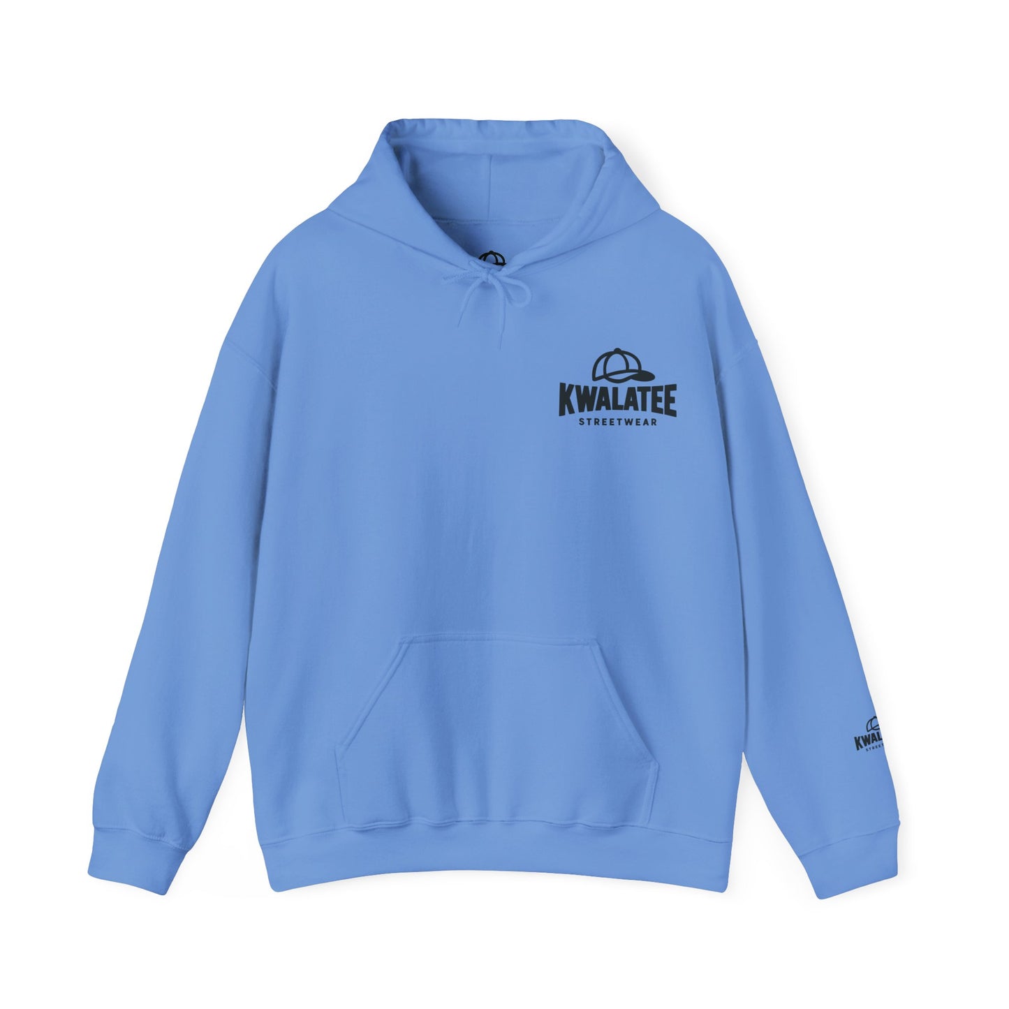 Kwalatee Streetwear Hoodie – Logo Pullover with Cap Graphic