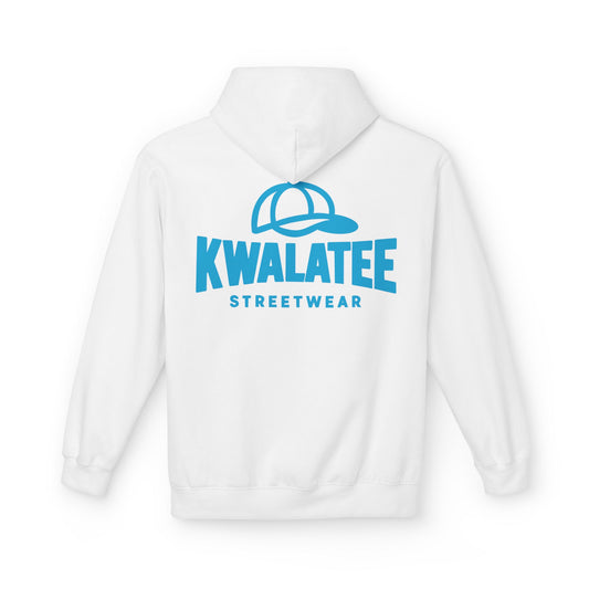 Kwalatee Streetwear Hoodie — Blue Logo Pullover