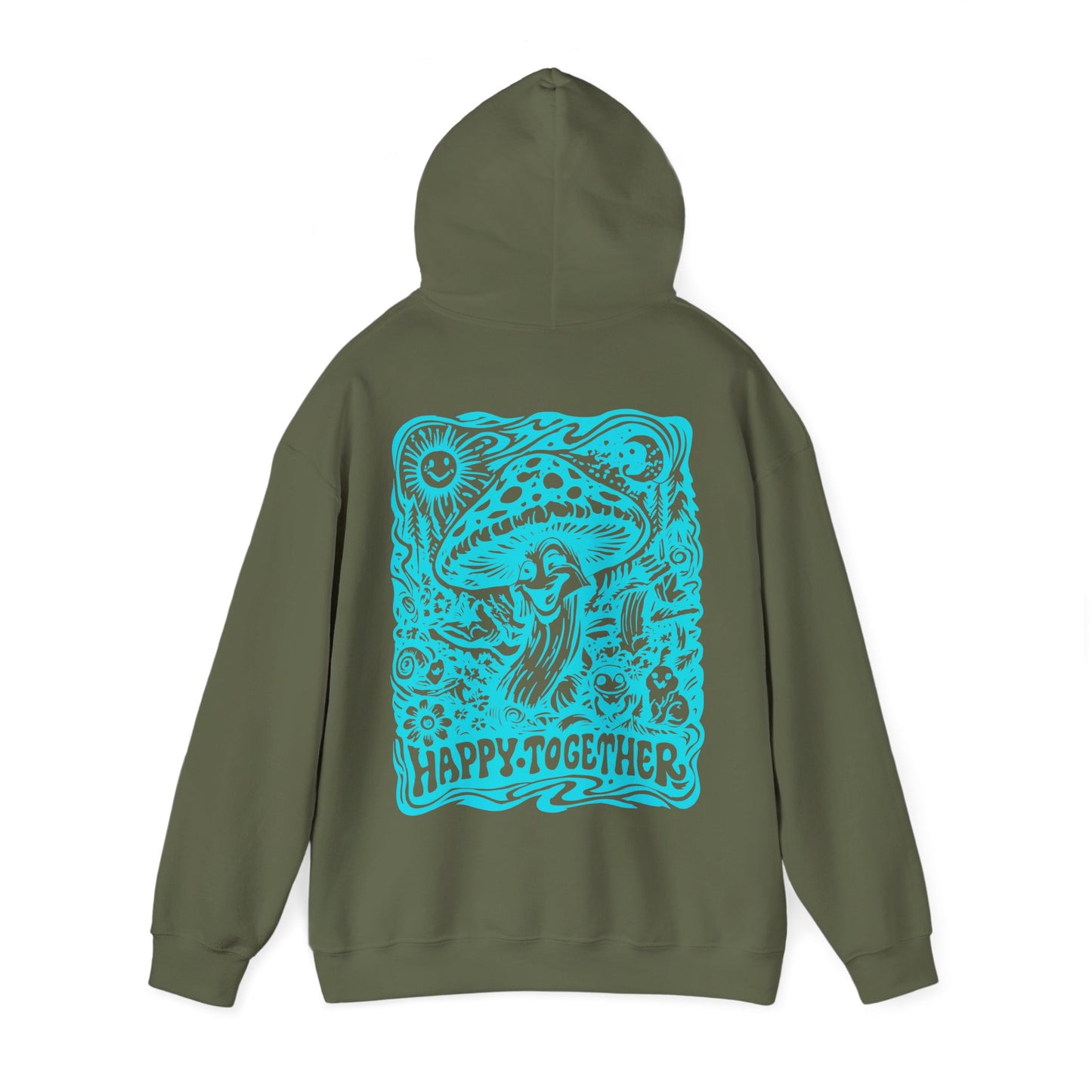 Happy Together Mushroom Hoodie — Kwalatee Graphic Pullover