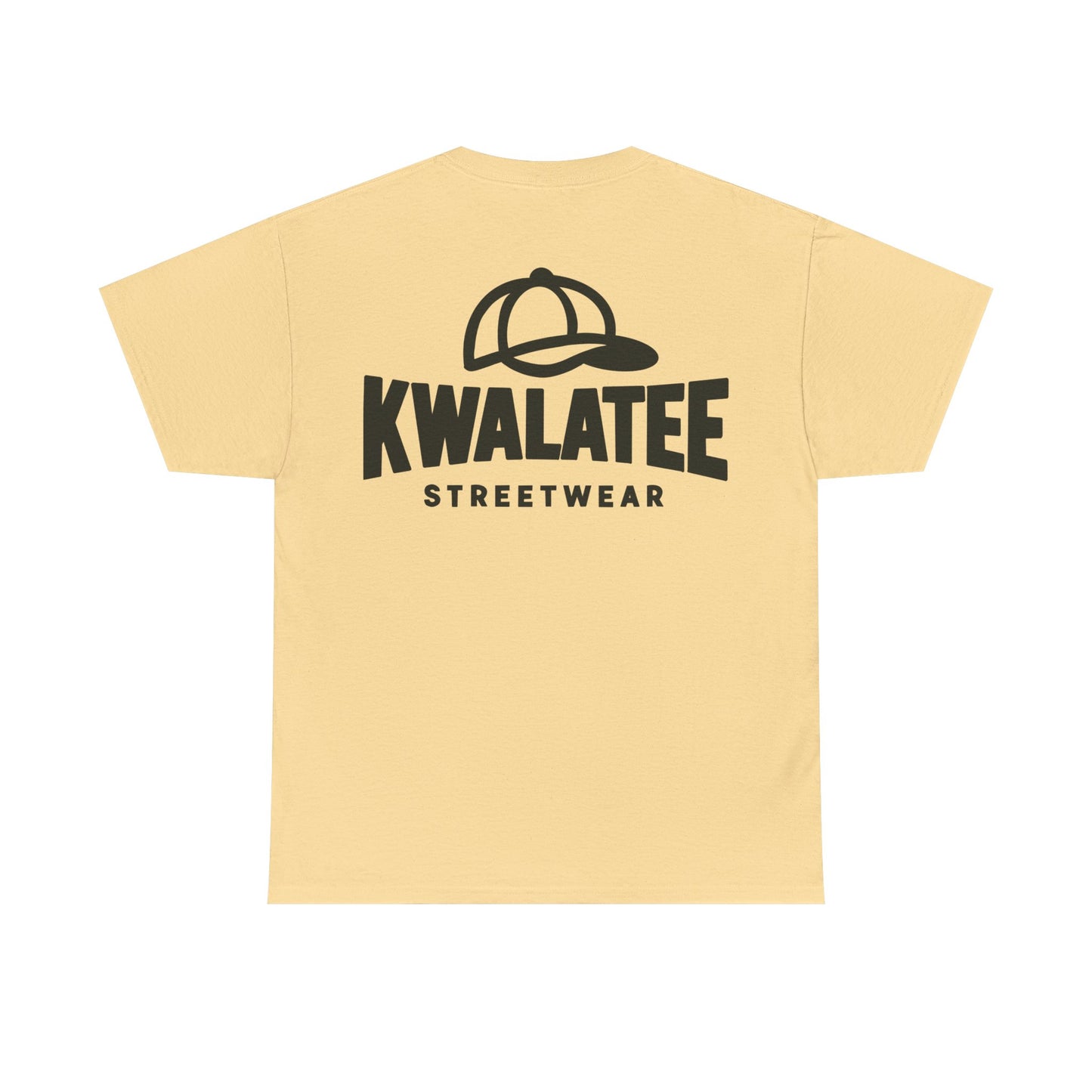 Kwalatee Streetwear Graphic Tee — Bold Cap Logo T-Shirt