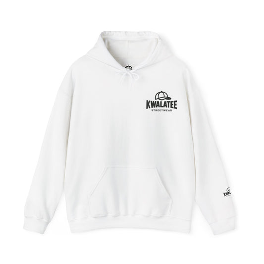 Kwalatee Streetwear Hoodie – Logo Pullover with Cap Graphic