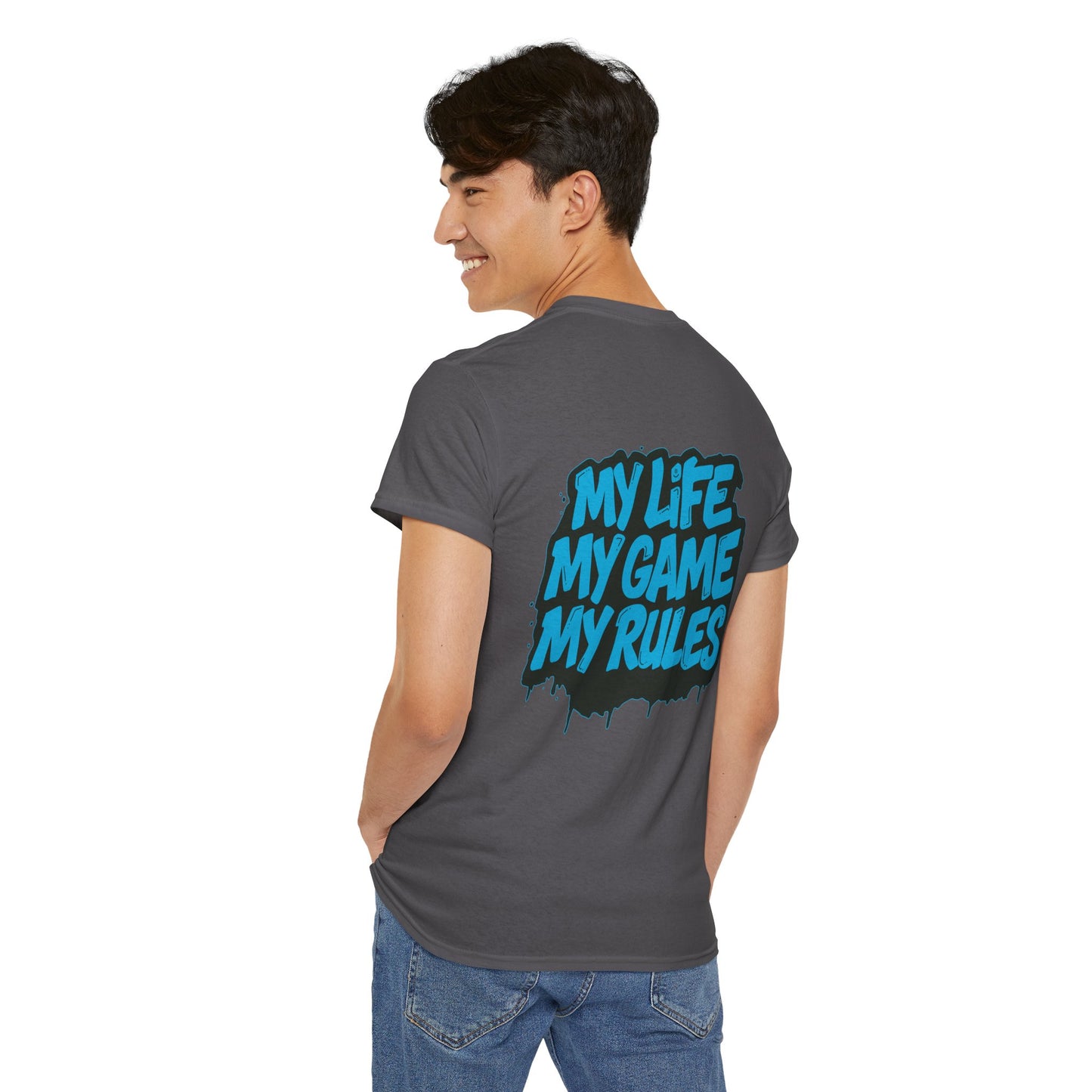Graphic Tee — "My Life My Game My Rules" Streetwear T-Shirt