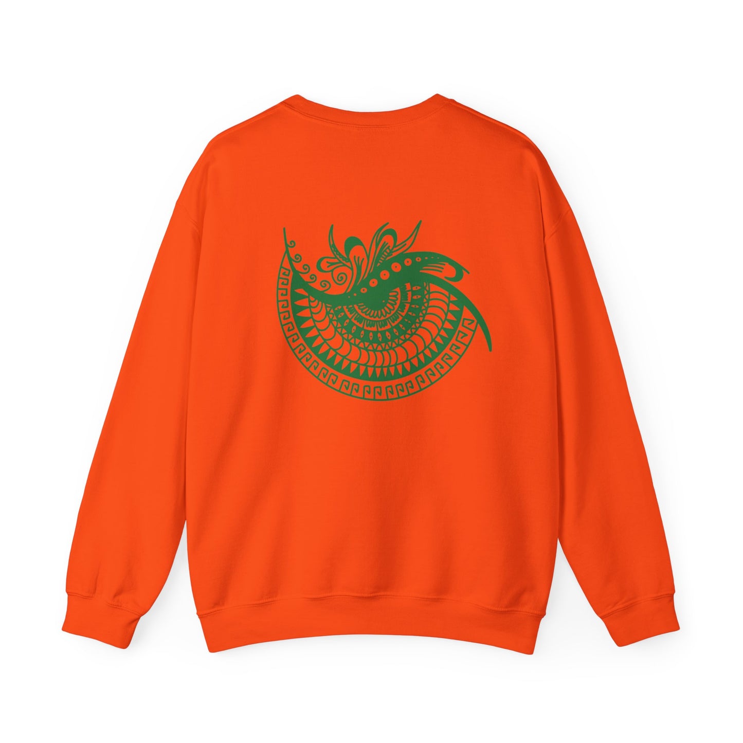 Crewneck — Green Mandala Eye Graphic with “KWALATEE” Logo