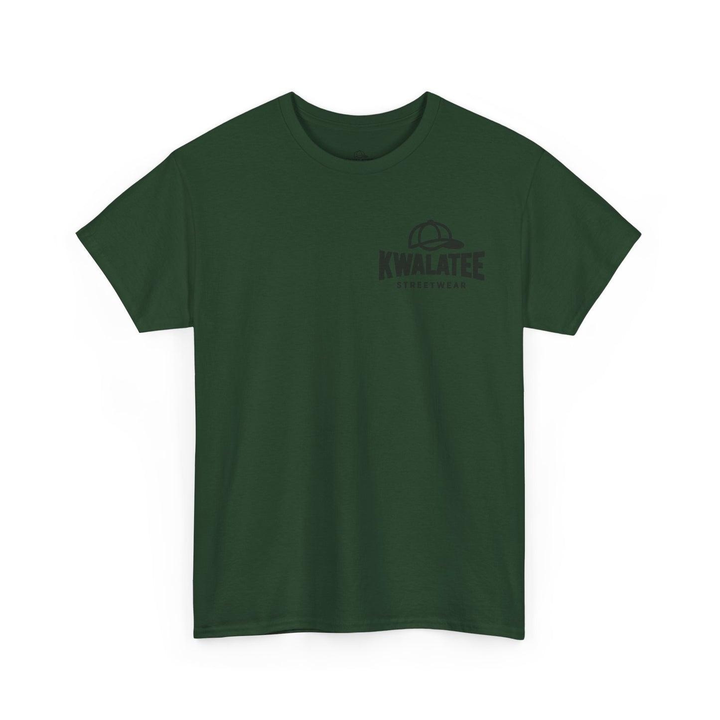 Kwalatee Streetwear Graphic Tee — Bold Cap Logo T-Shirt