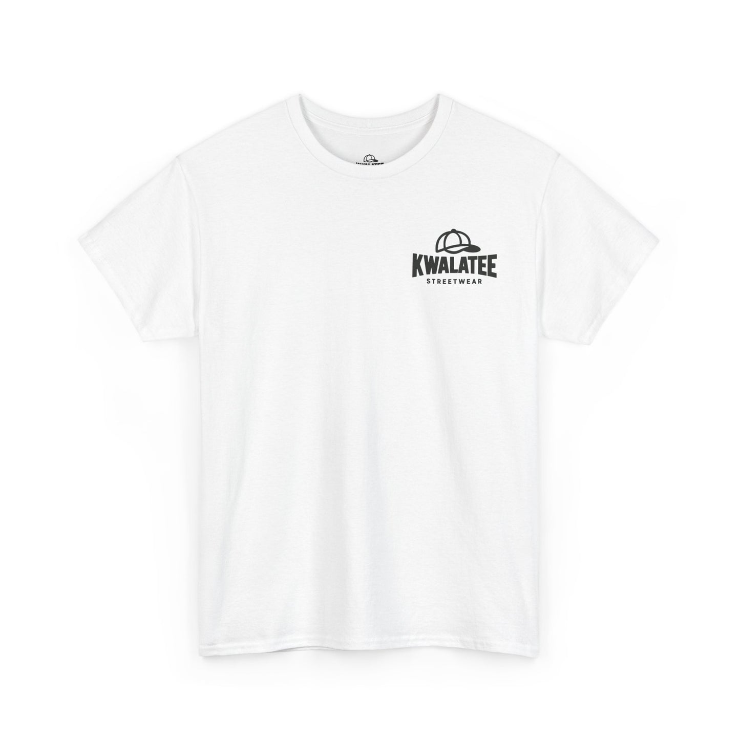 Mandala eye Graphic Tee — Kwalatee® Chest Logo & Ornamental Back Print