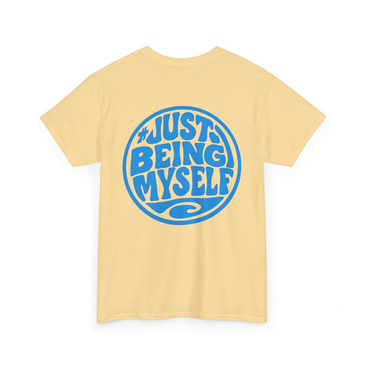 Just Being Myself Graphic Tee — Positive Retro Surf T-Shirt