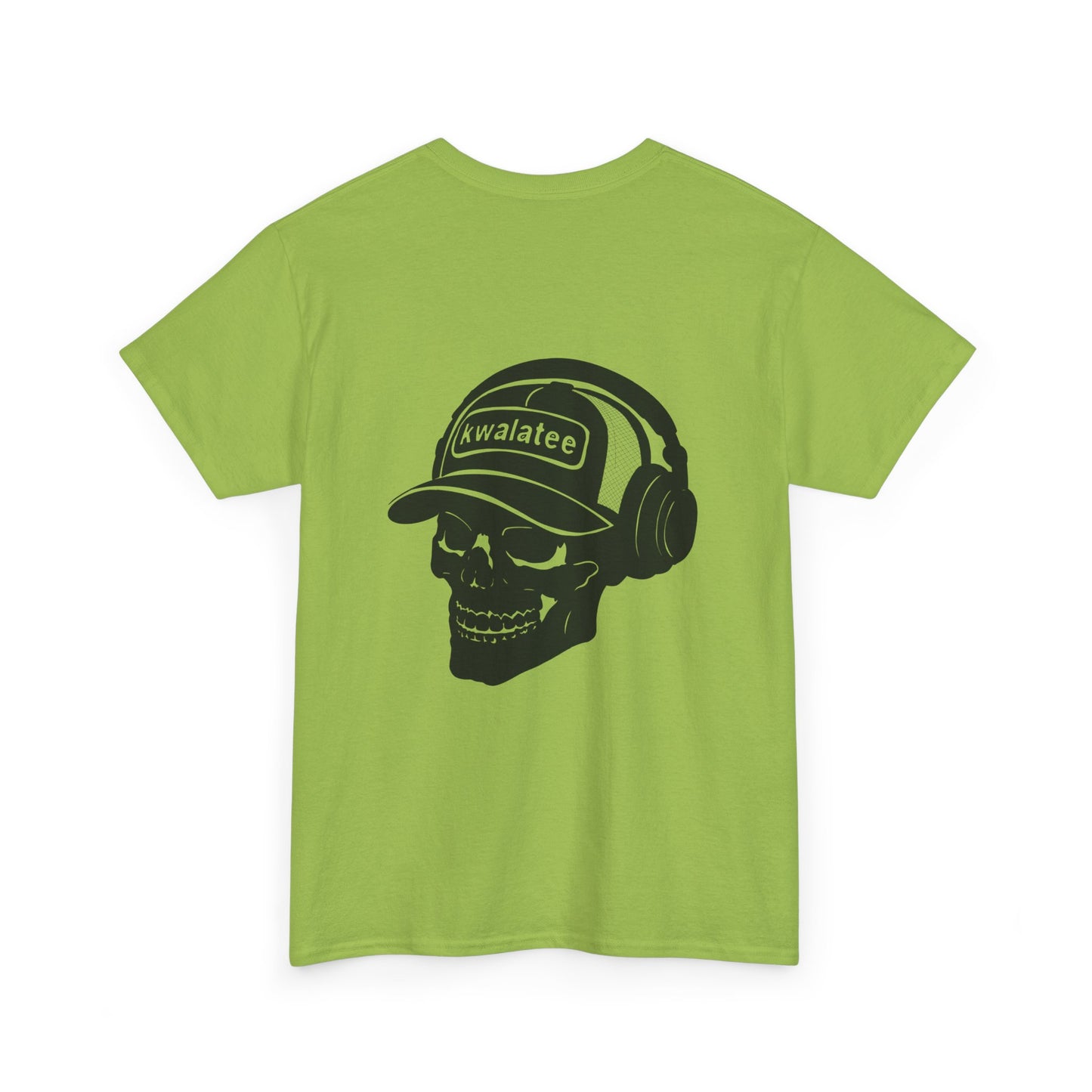 Skull DJ Tee — 'Kwalatee' Music Logo Graphic T-Shirt