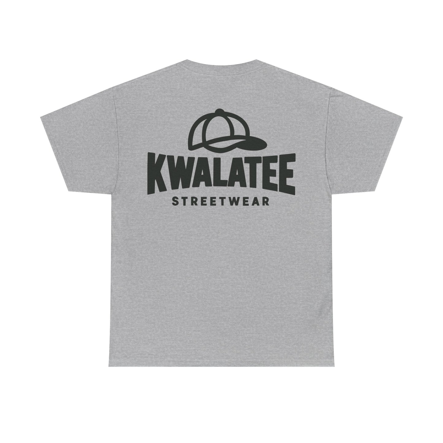 Kwalatee Streetwear Graphic Tee — Bold Cap Logo T-Shirt