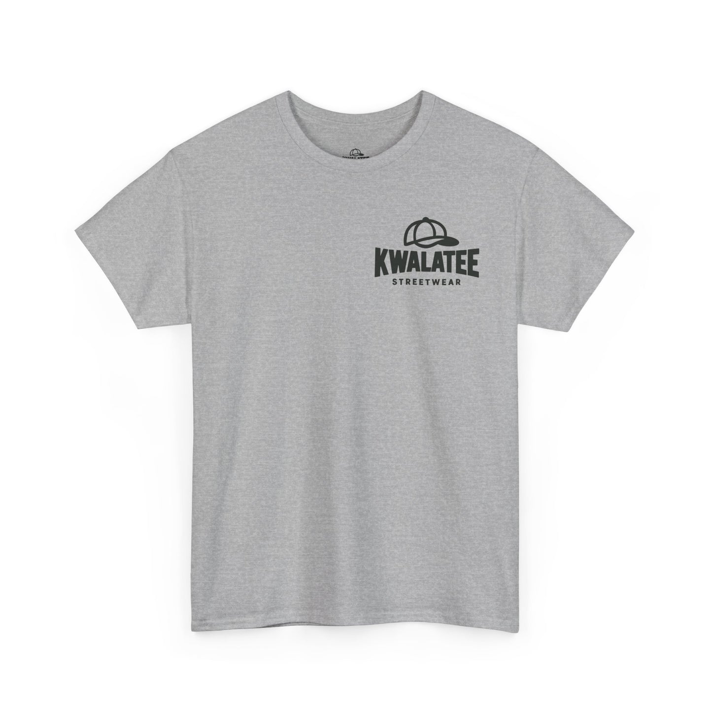 Kwalatee Streetwear Graphic Tee — Bold Cap Logo T-Shirt
