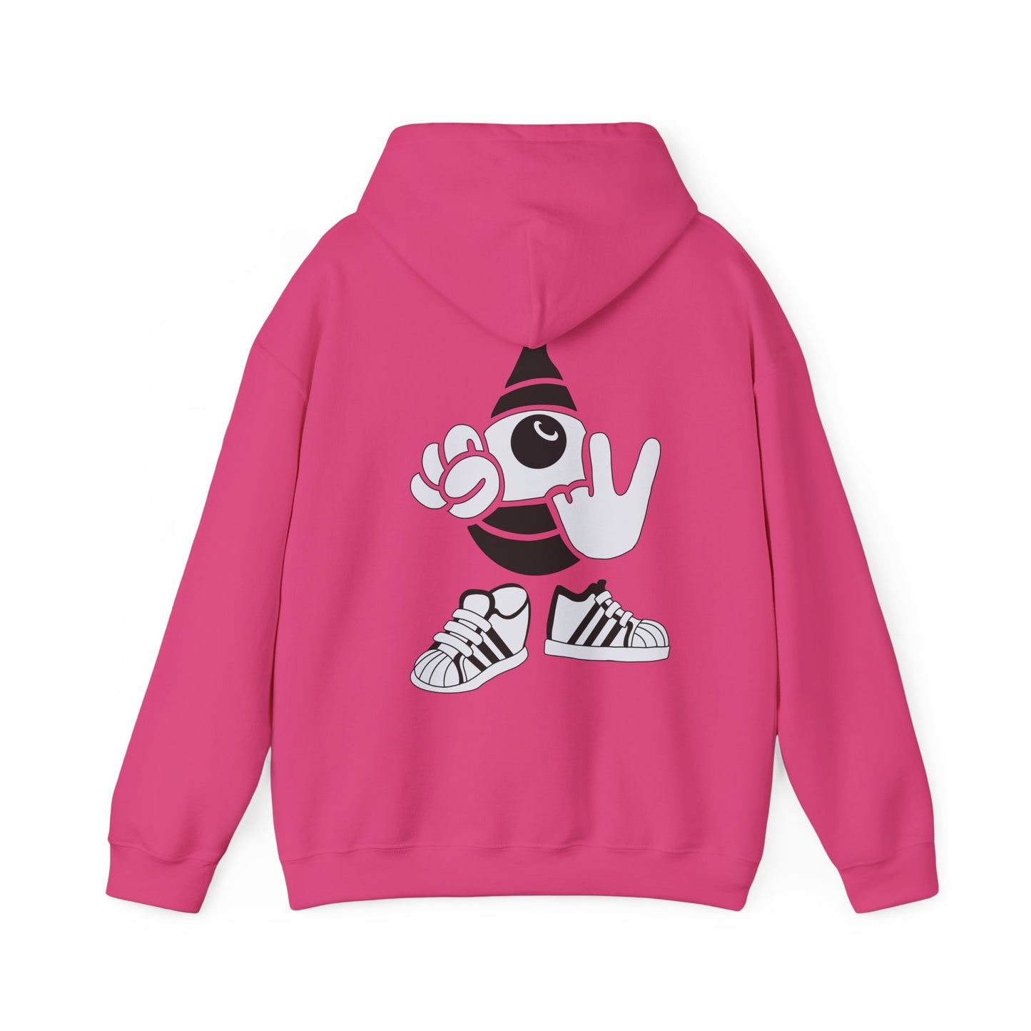 Lazee eyeHoodie — KwalaTee Logo & Cartoon Bee Graphic Sweatshirt