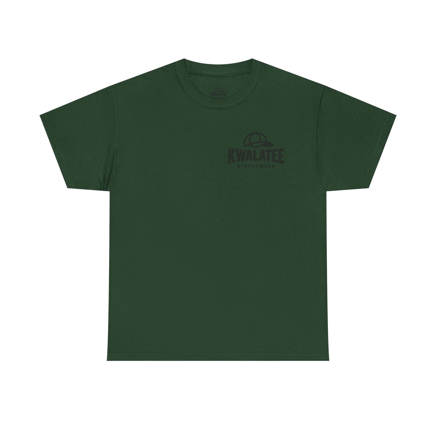 Kwalatee Streetwear Graphic Tee — Bold Cap Logo T-Shirt