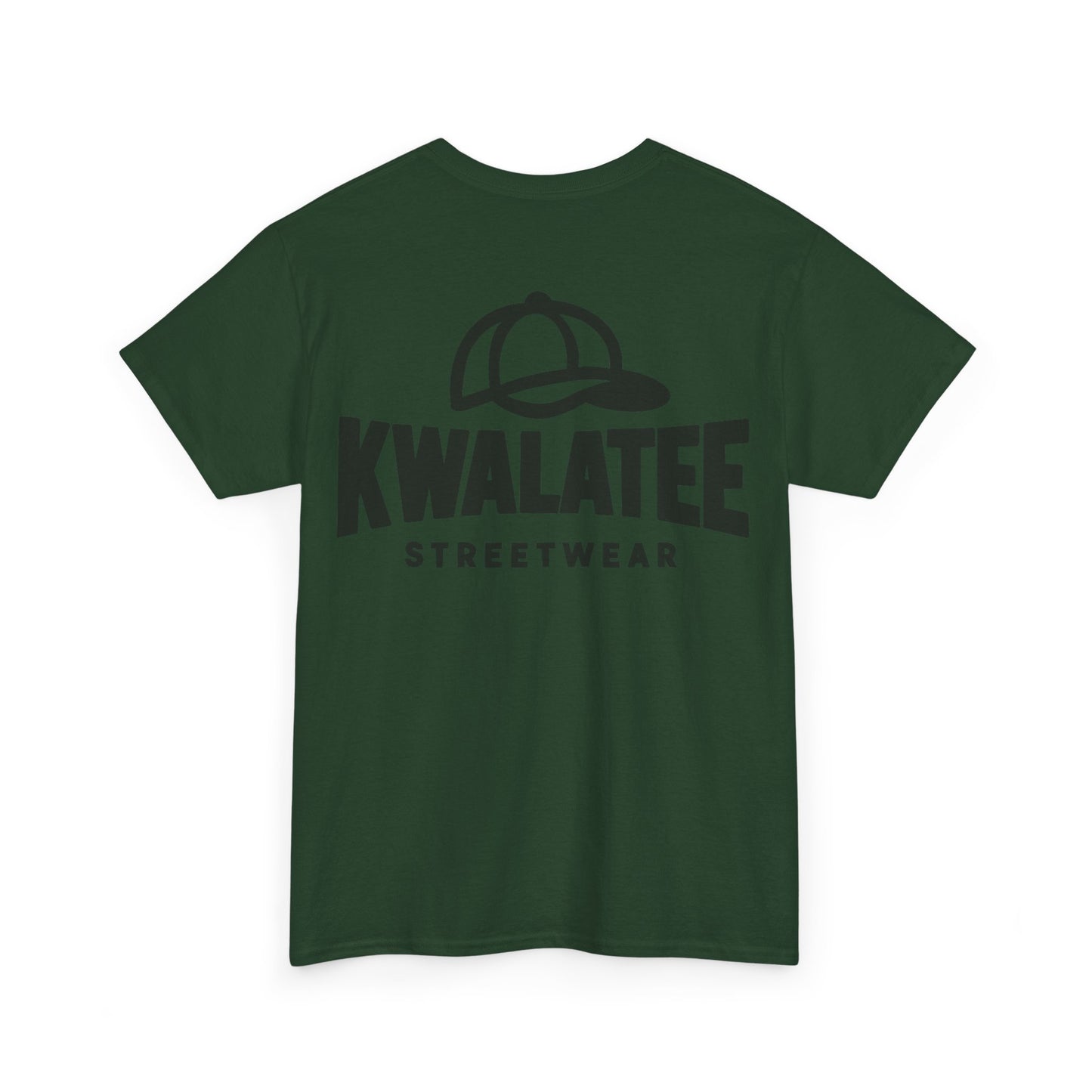 Kwalatee Streetwear Graphic Tee — Bold Cap Logo T-Shirt