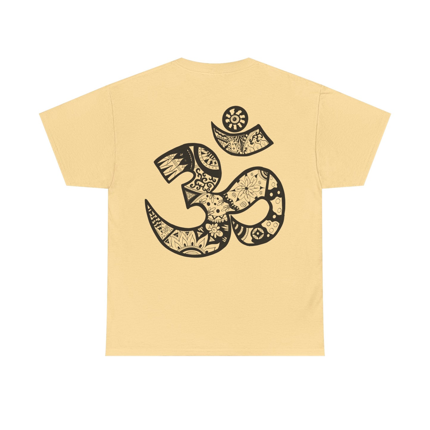 Om Symbol Tee — Hand-Drawn Mandala Om Spiritual Yoga T-Shirt