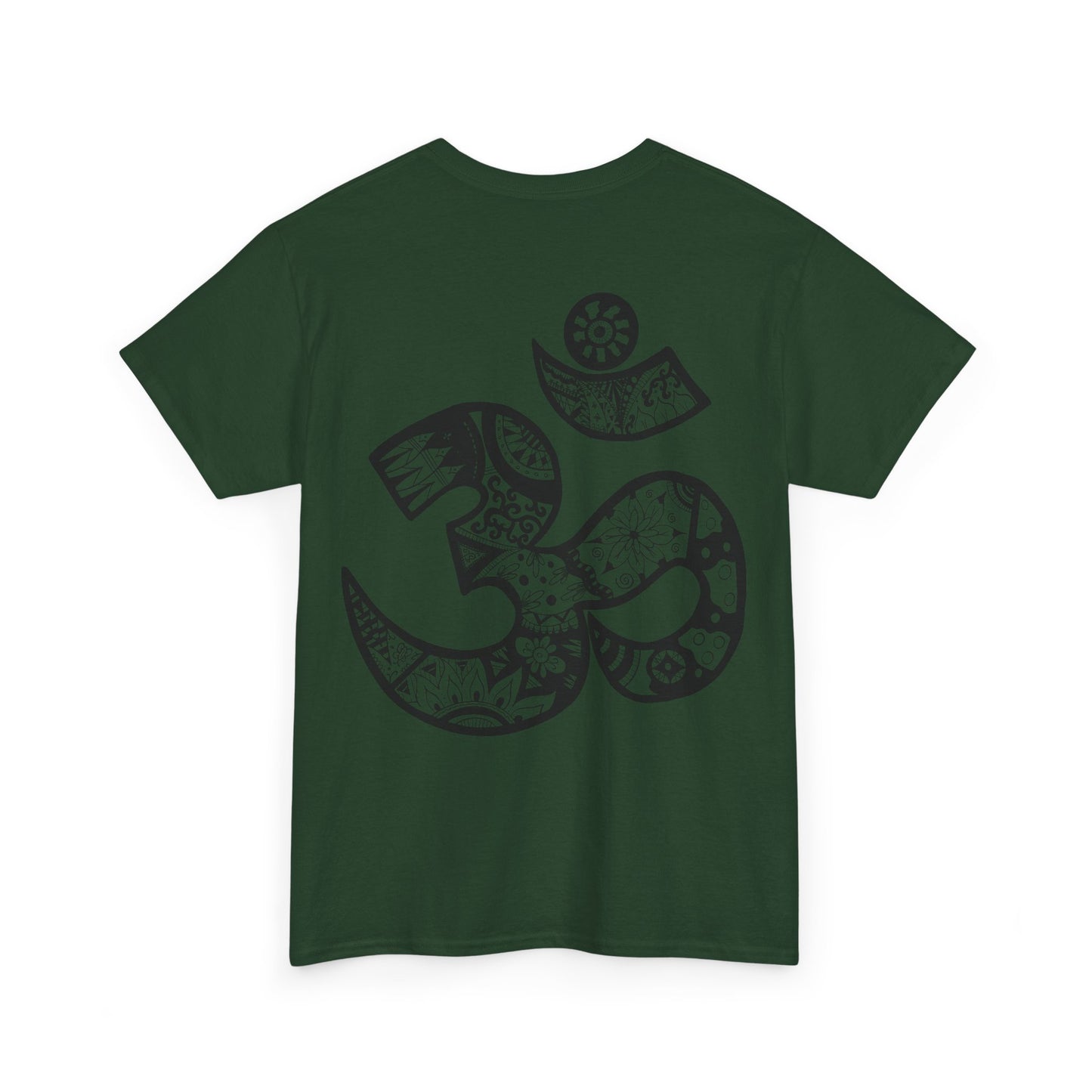 Om Symbol Tee — Hand-Drawn Mandala Om Spiritual Yoga T-Shirt
