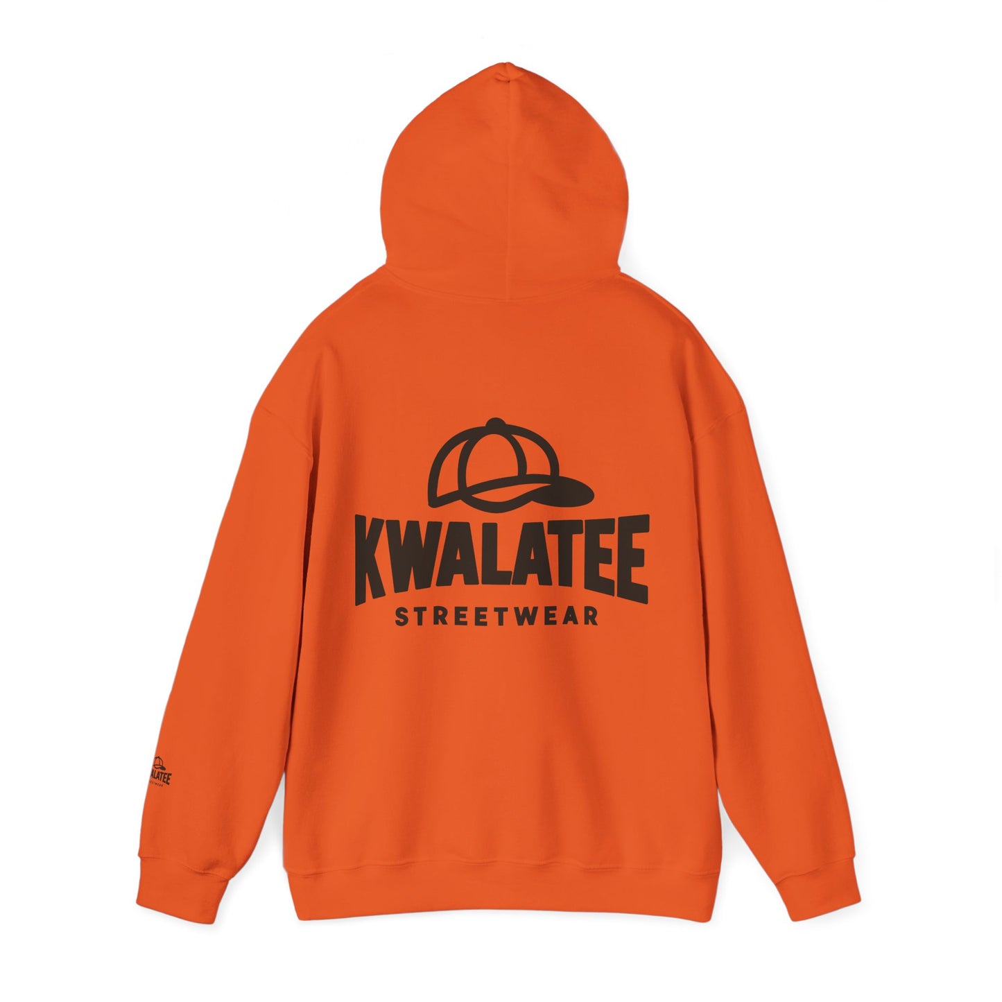 Kwalatee Streetwear Hoodie – Logo Pullover with Cap Graphic