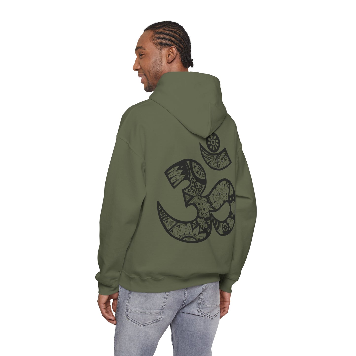 Om Hoodie Mandala inspired