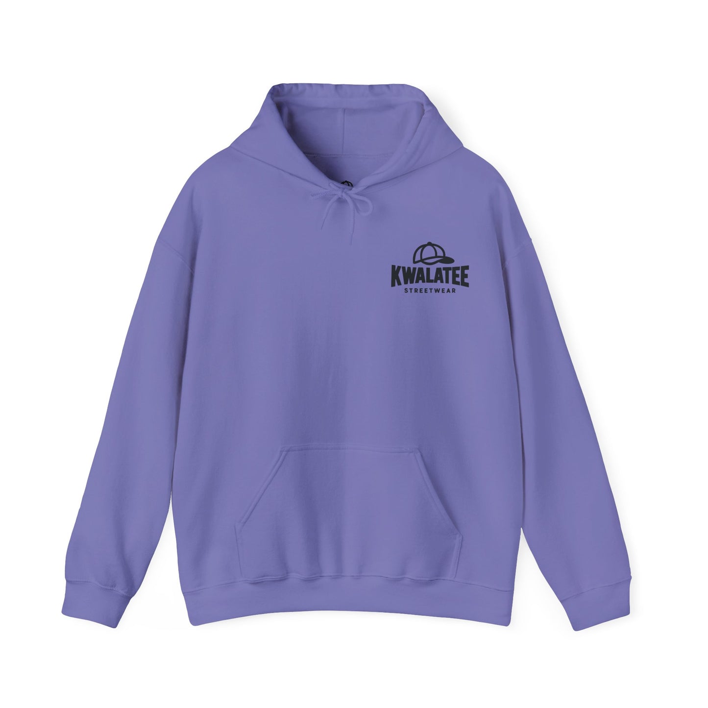 Music Lover Hoodie — 'Kwalatee' Logo & Headphones Girl Graphic