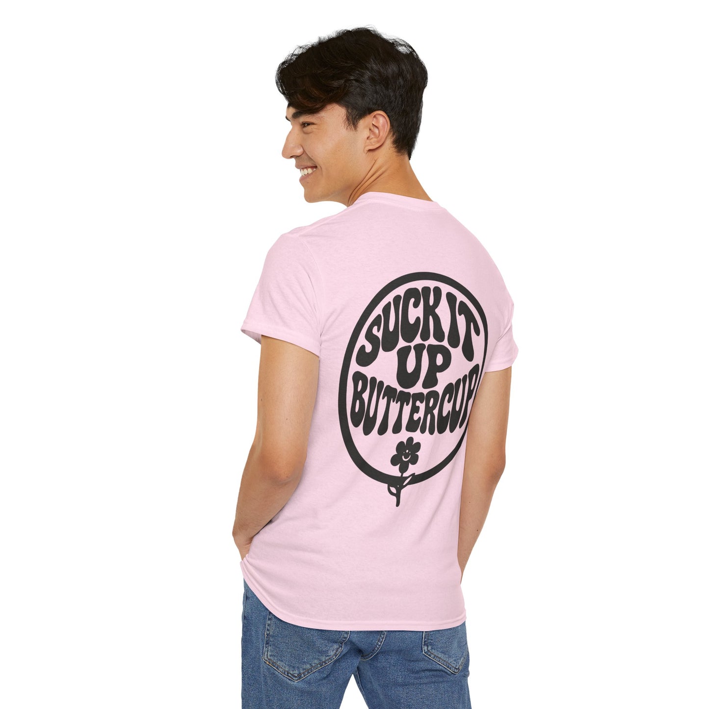 Suck It Up Buttercup T-Shirt — Retro Flower Graphic Tee