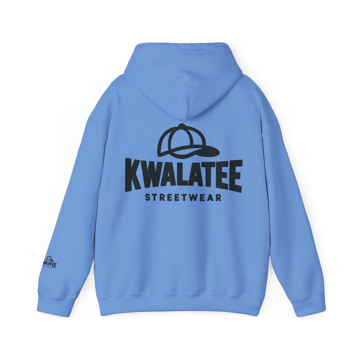 Kwalatee Streetwear Hoodie – Logo Pullover with Cap Graphic