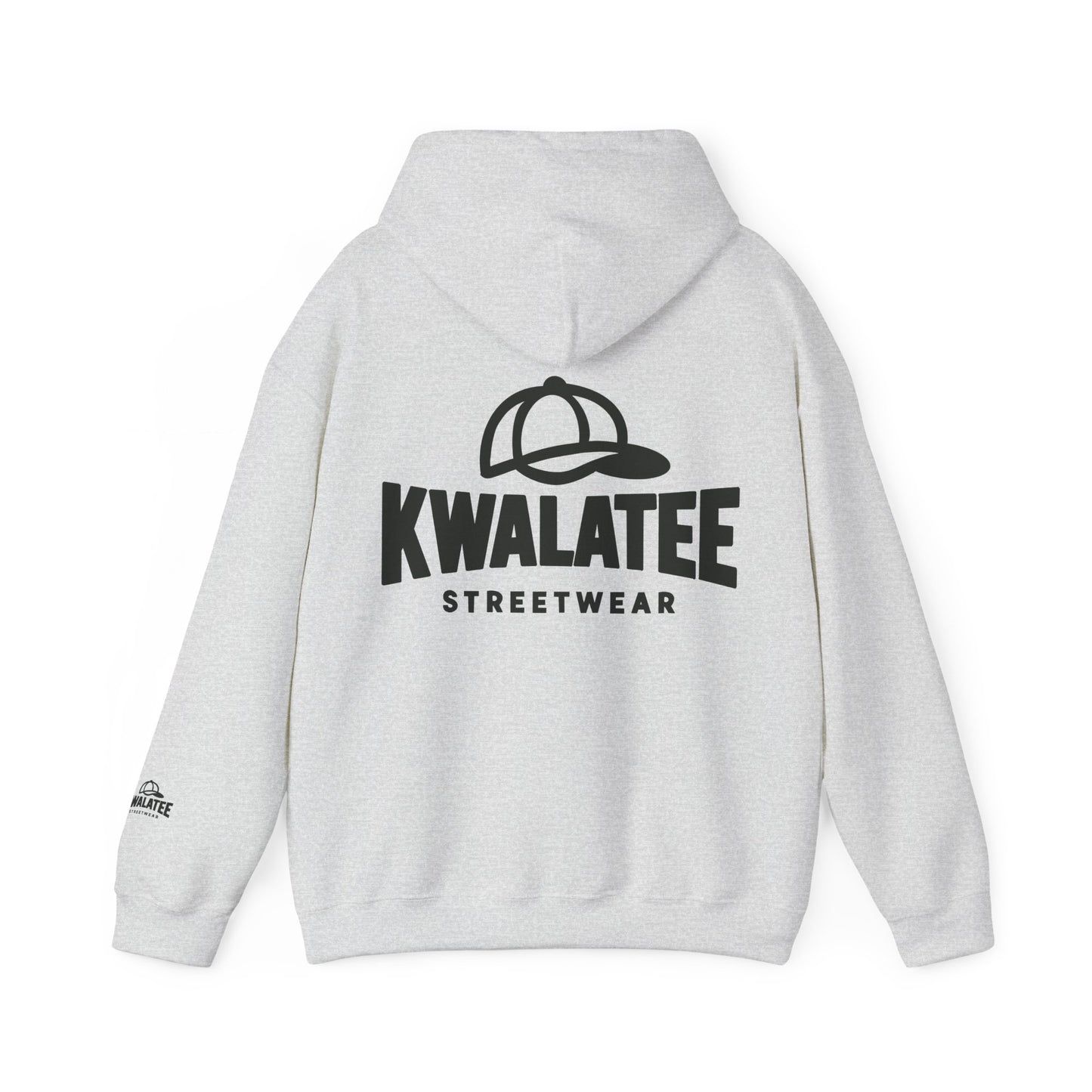 Kwalatee Streetwear Hoodie – Logo Pullover with Cap Graphic