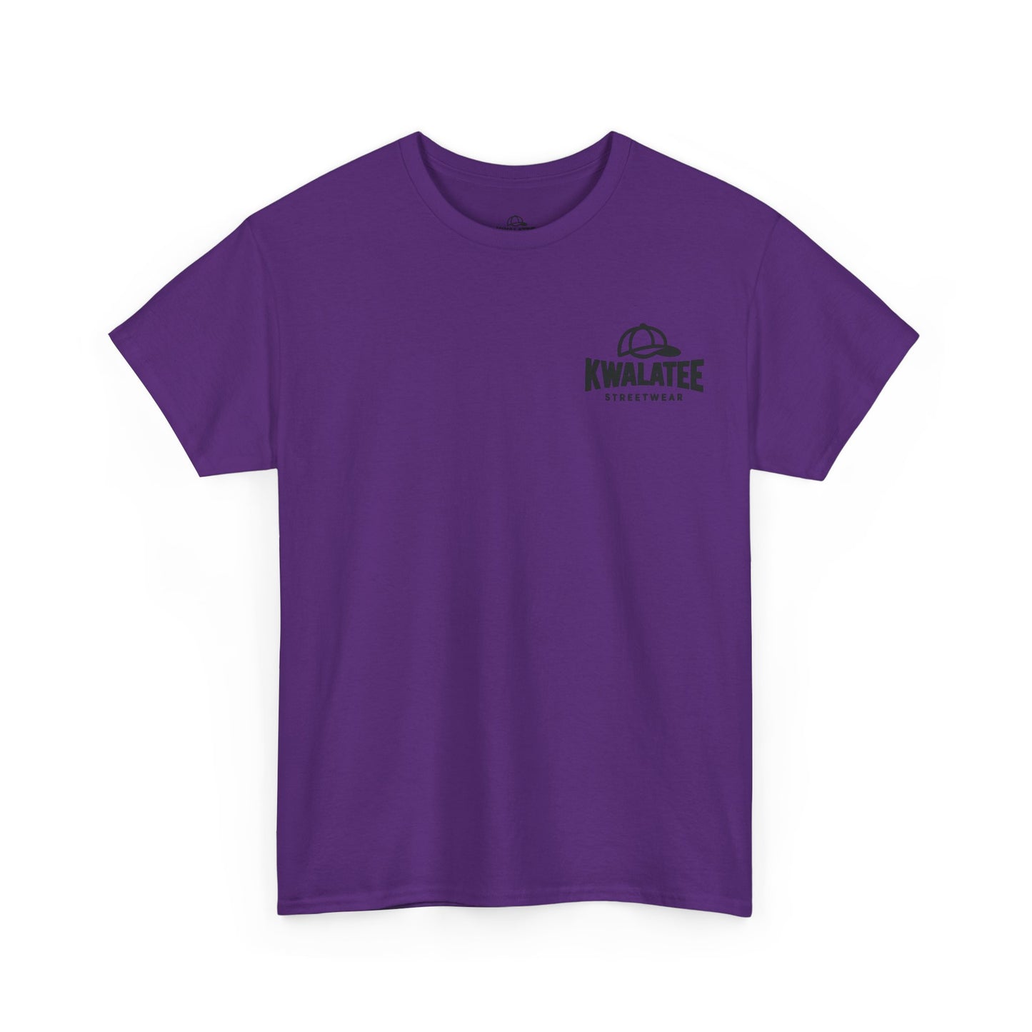 T-Shirt — Kwalatee Floral Mandala Graphic Tee (Front Logo, Back Floral Design)