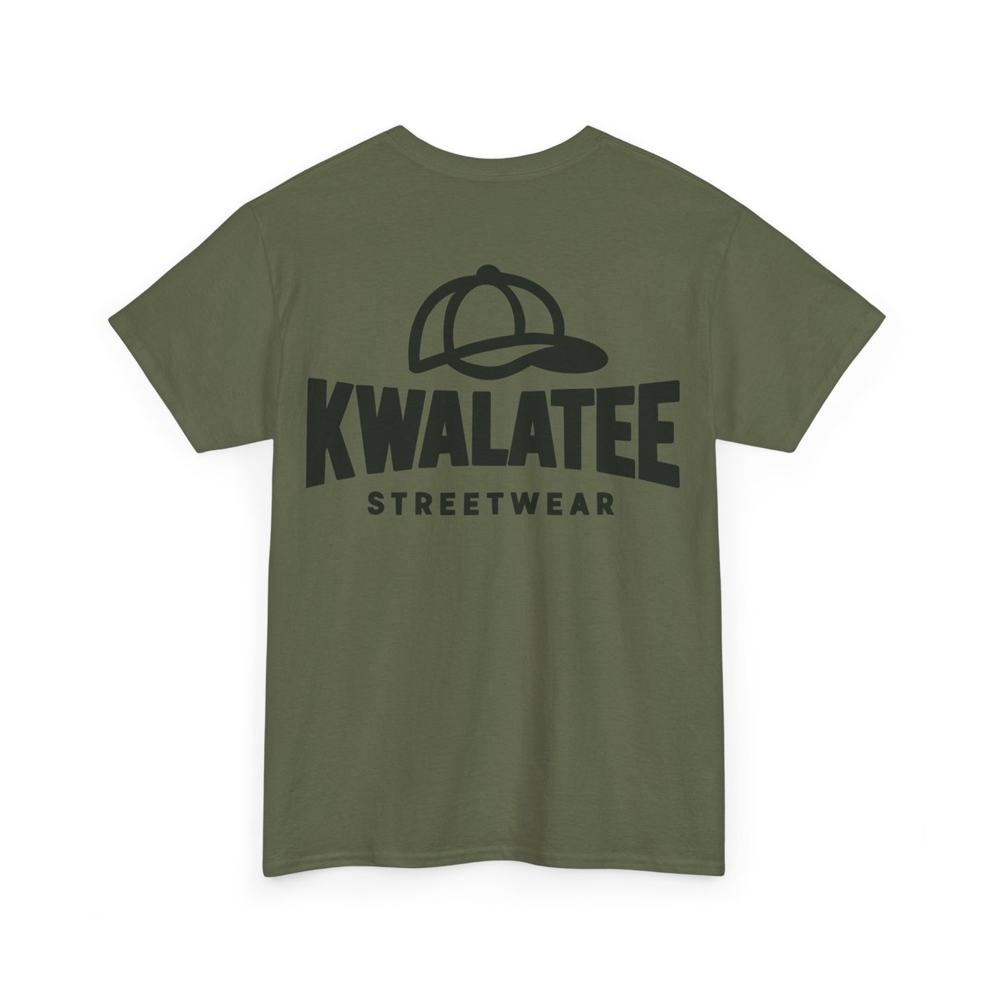 Kwalatee Streetwear Graphic Tee — Bold Cap Logo T-Shirt