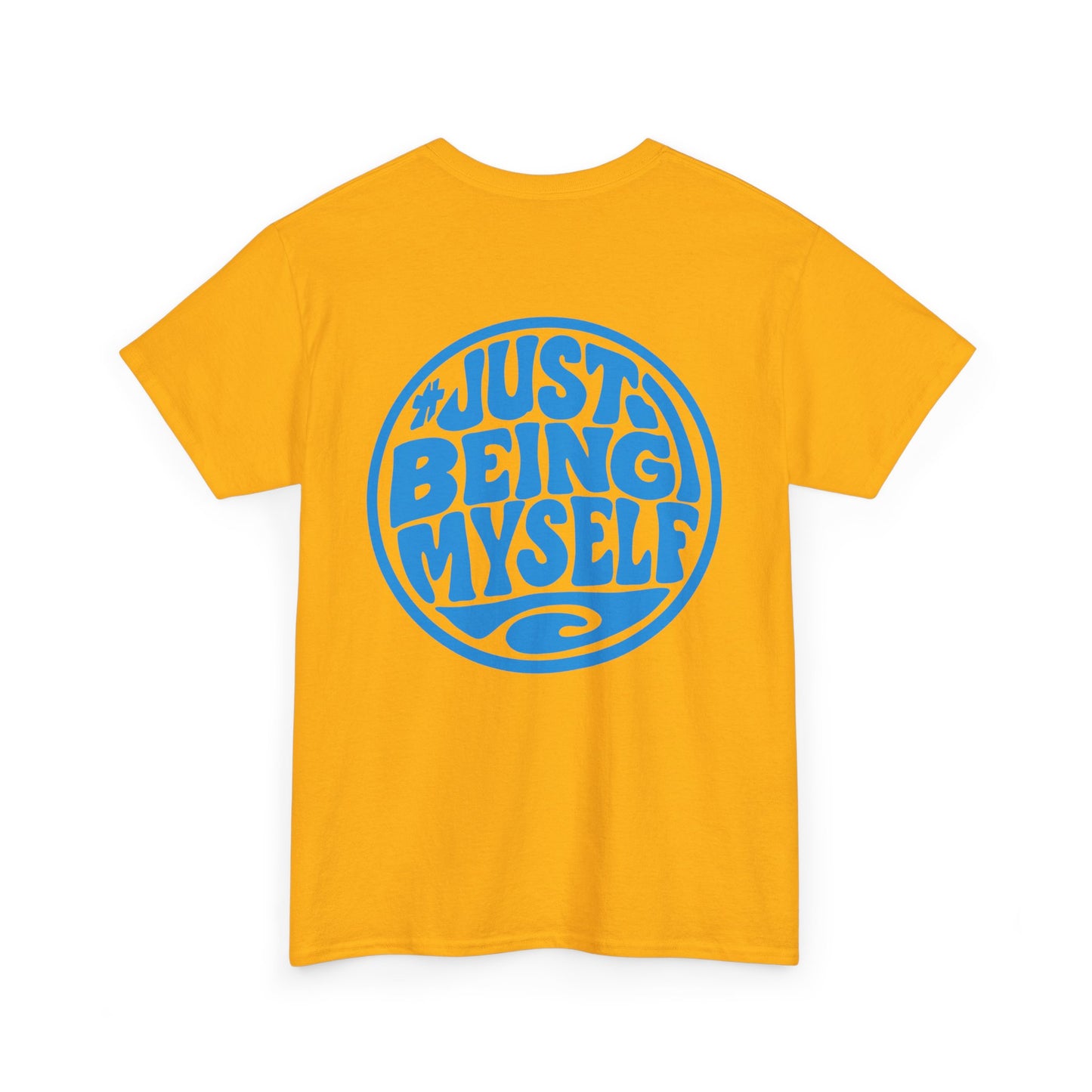 Just Being Myself Graphic Tee — Positive Retro Surf T-Shirt