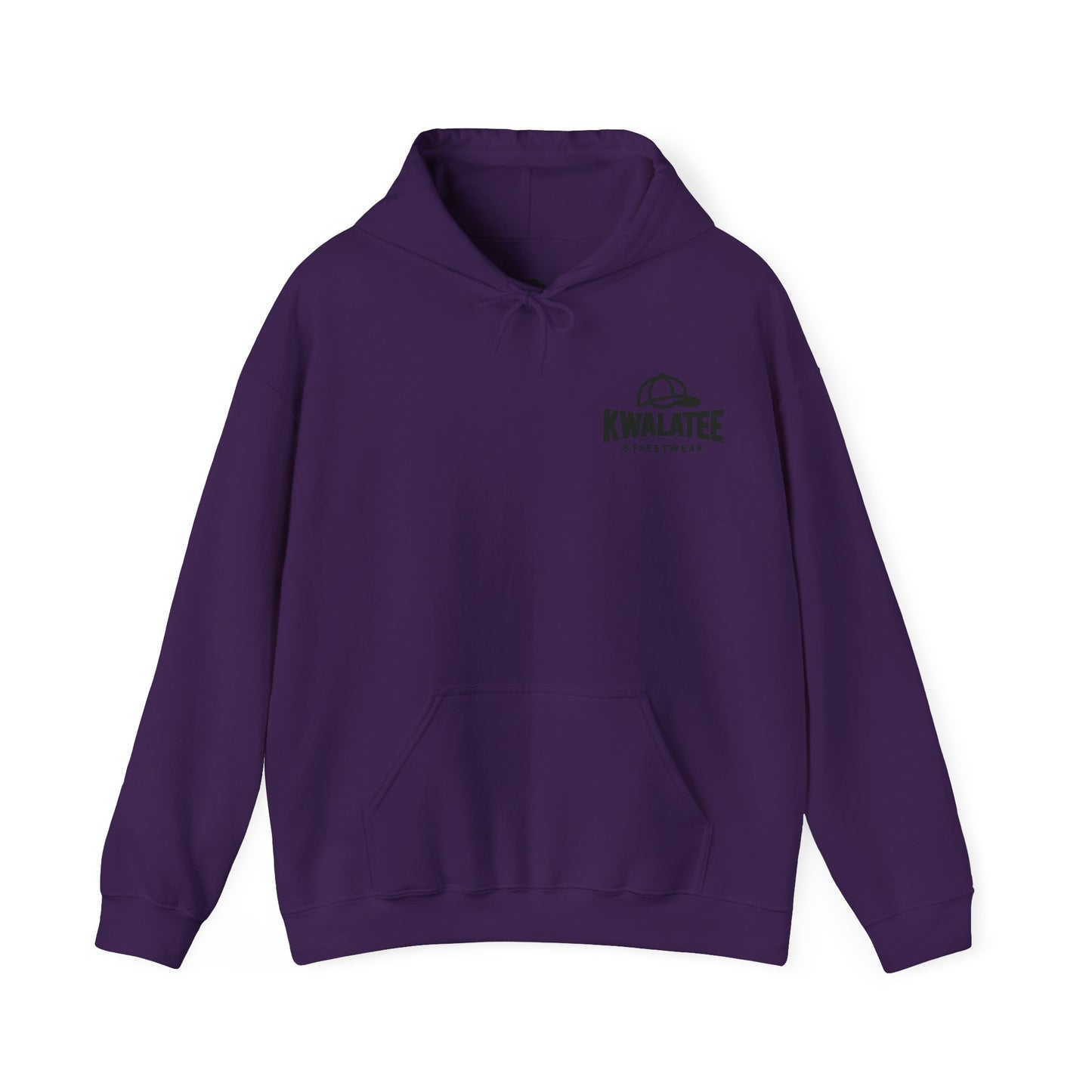 Music Lover Hoodie — 'Kwalatee' Logo & Headphones Girl Graphic