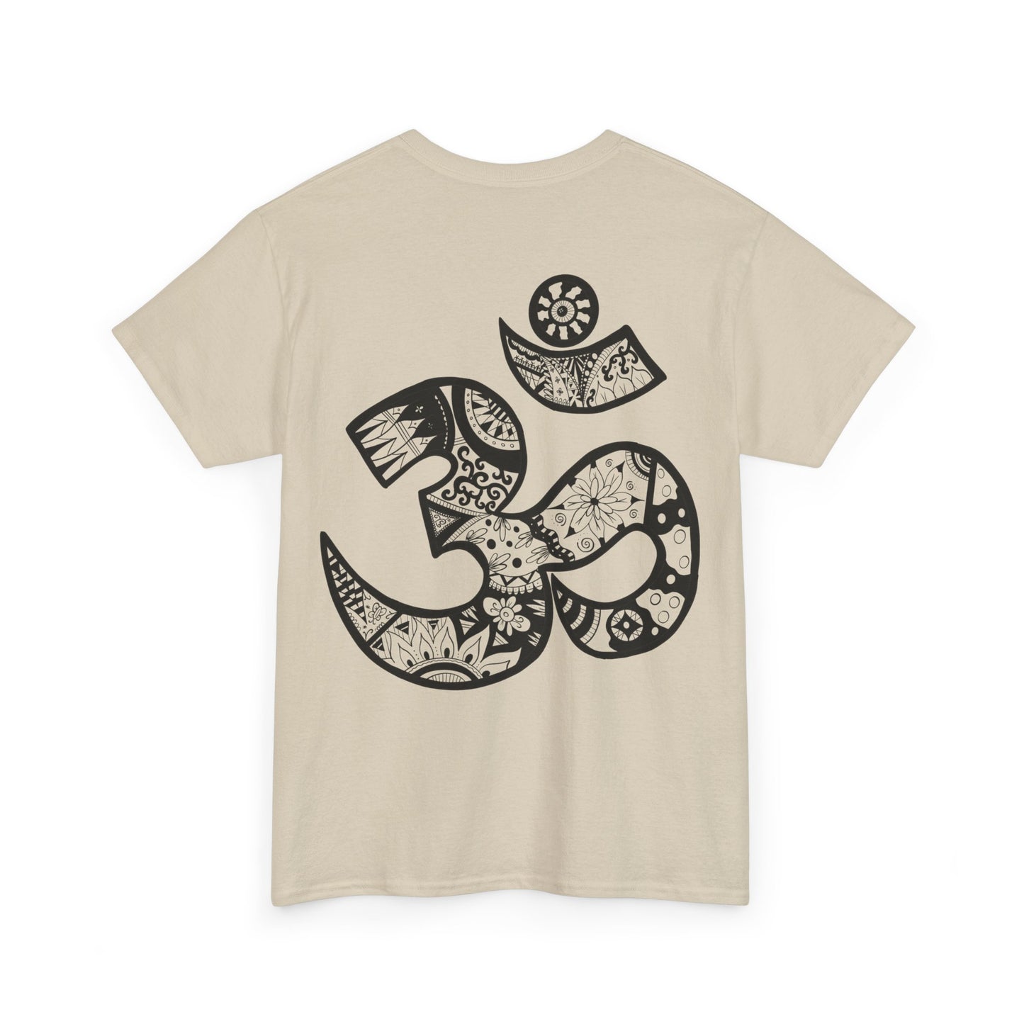 Om Symbol Tee — Hand-Drawn Mandala Om Spiritual Yoga T-Shirt