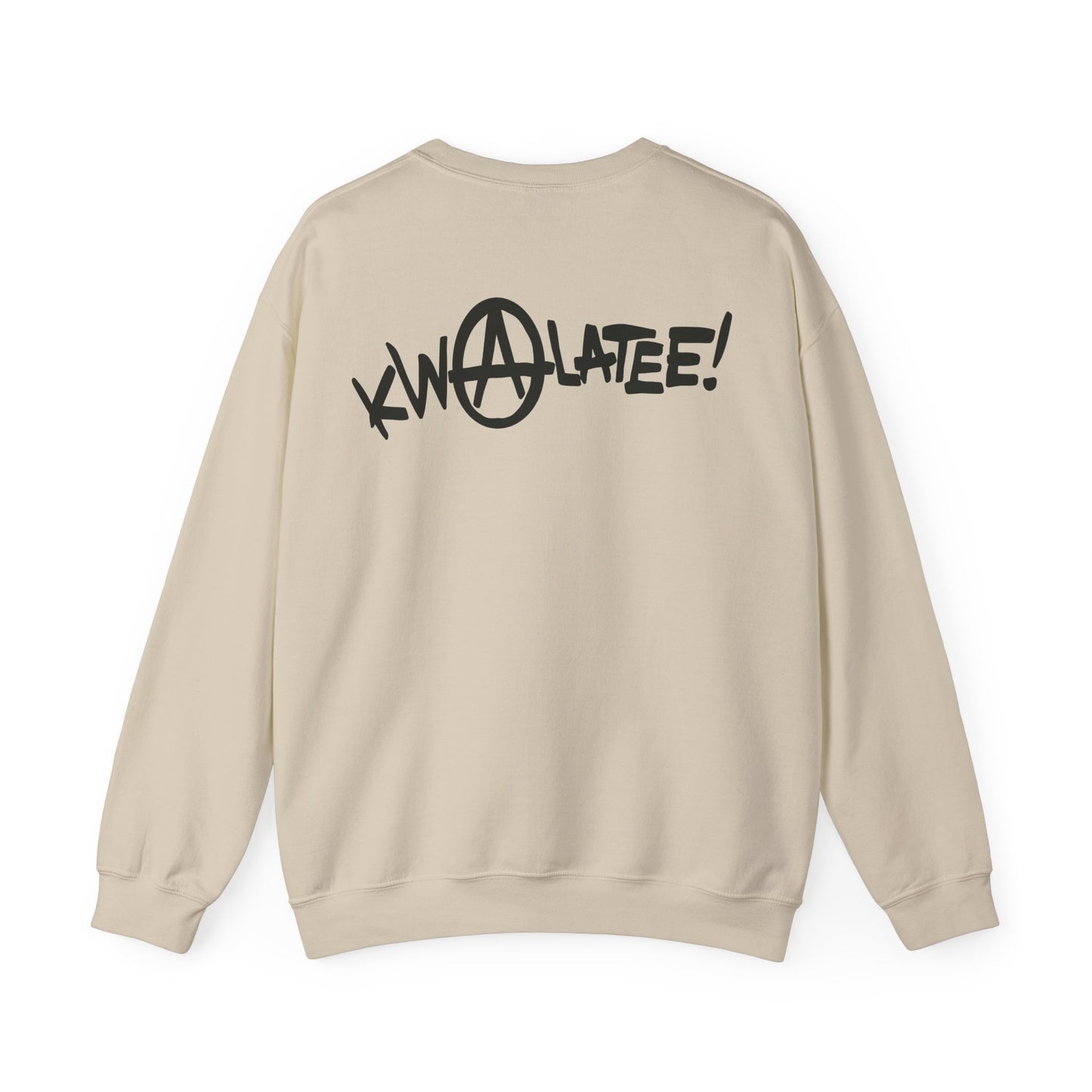 Crewneck Sweatshirt — Kwalatee Graffiti Logo Pullover