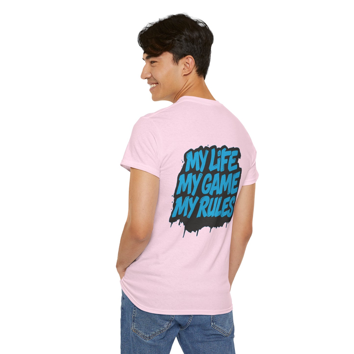 Graphic Tee — "My Life My Game My Rules" Streetwear T-Shirt