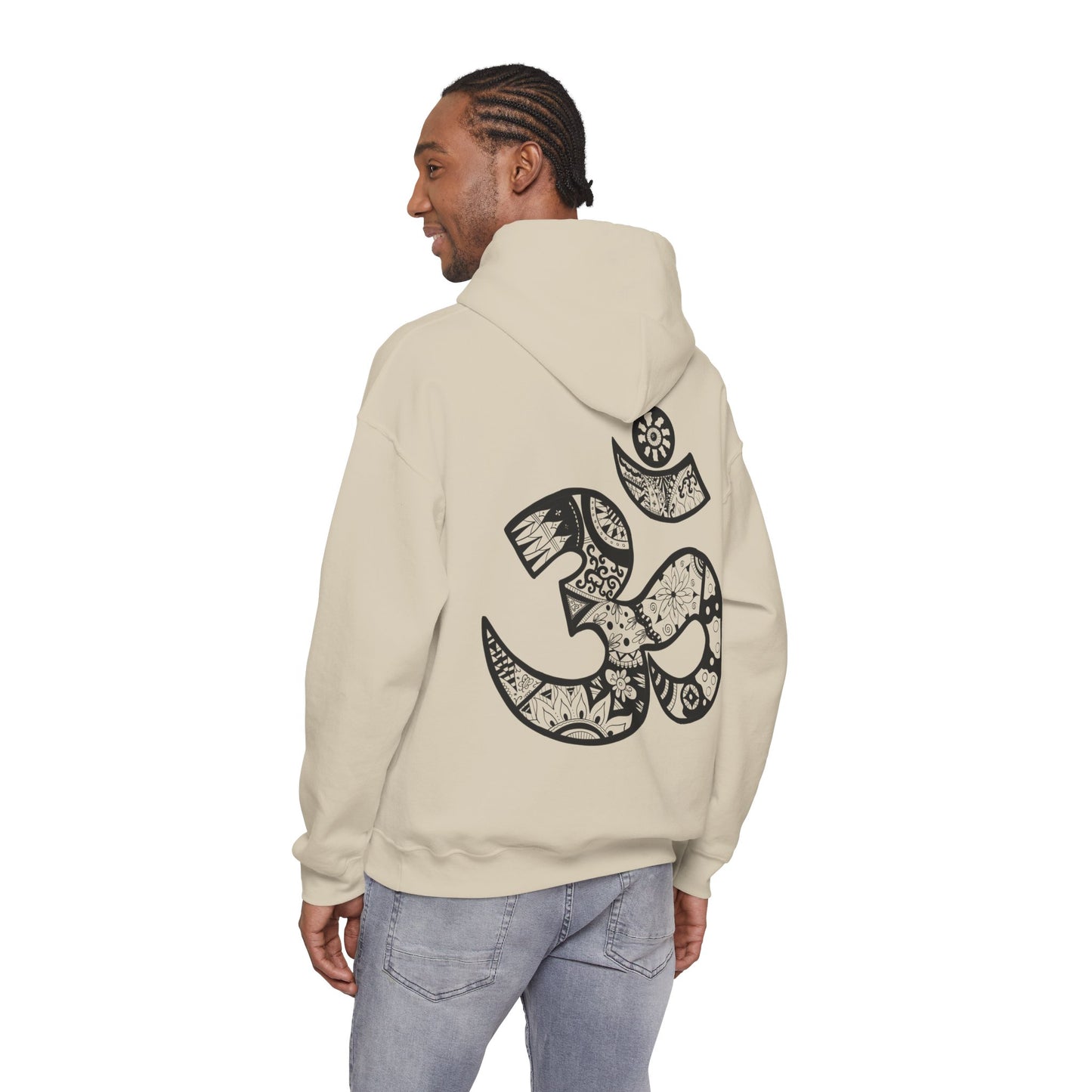 Om Hoodie Mandala inspired