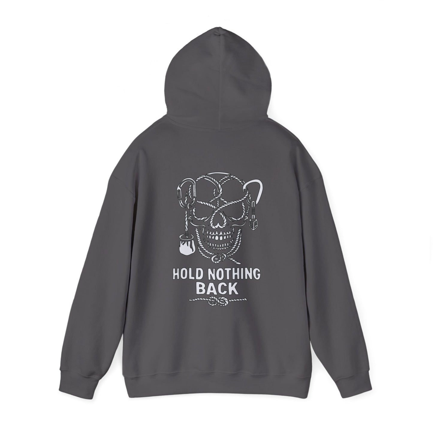 Hold Nothing Back Skull Hoodie — Kwalitee Streetwear Hooded Sweatshirt