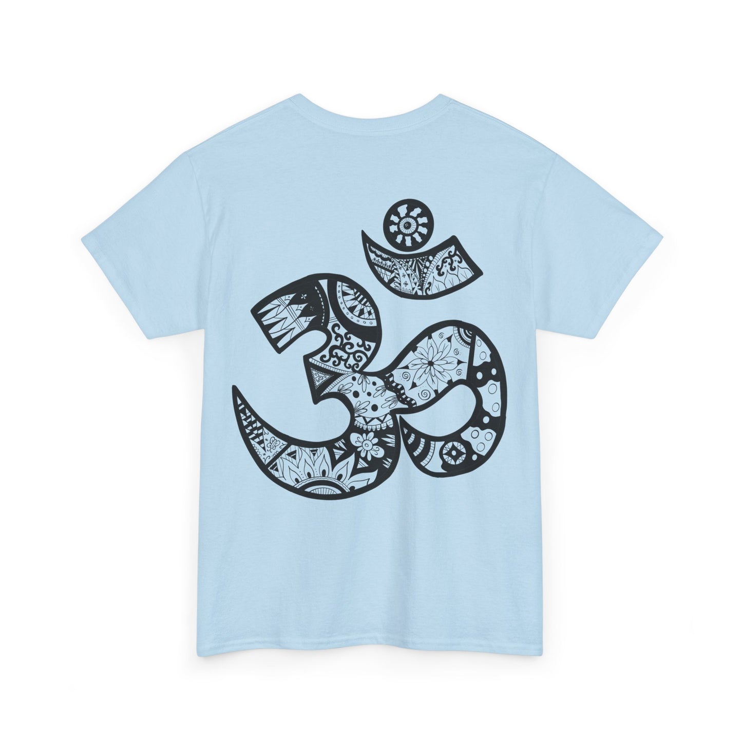 Om Symbol Tee — Hand-Drawn Mandala Om Spiritual Yoga T-Shirt