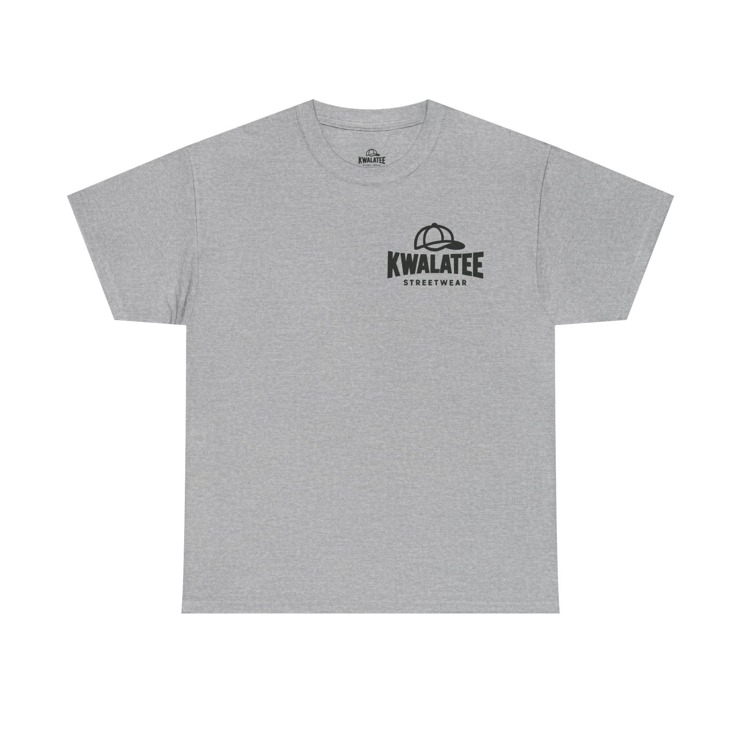 Kwalatee Streetwear Graphic Tee — Bold Cap Logo T-Shirt